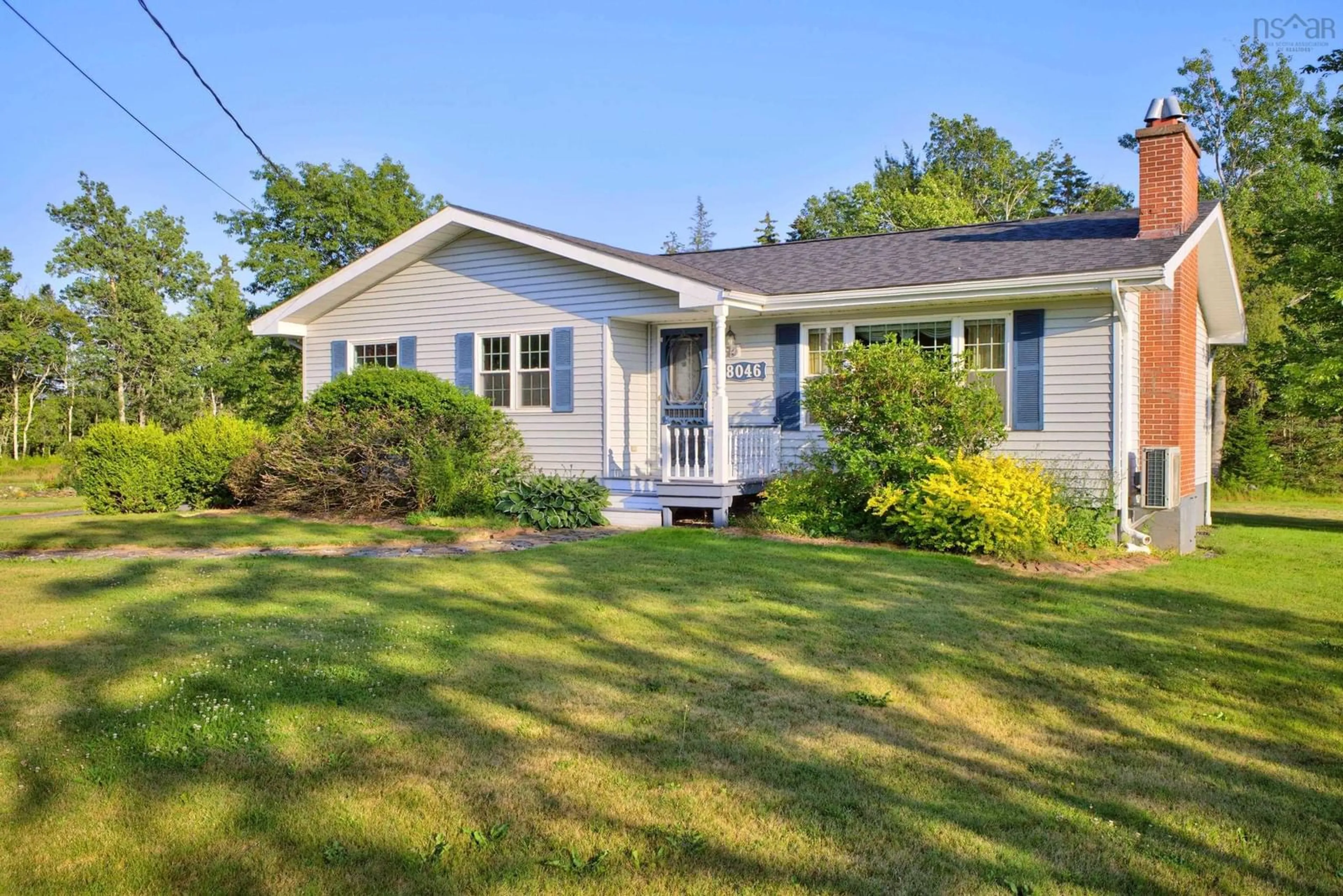 Home with vinyl exterior material, street for 8046 Highway #2 Hwy, Great Village Nova Scotia B0M 1L0