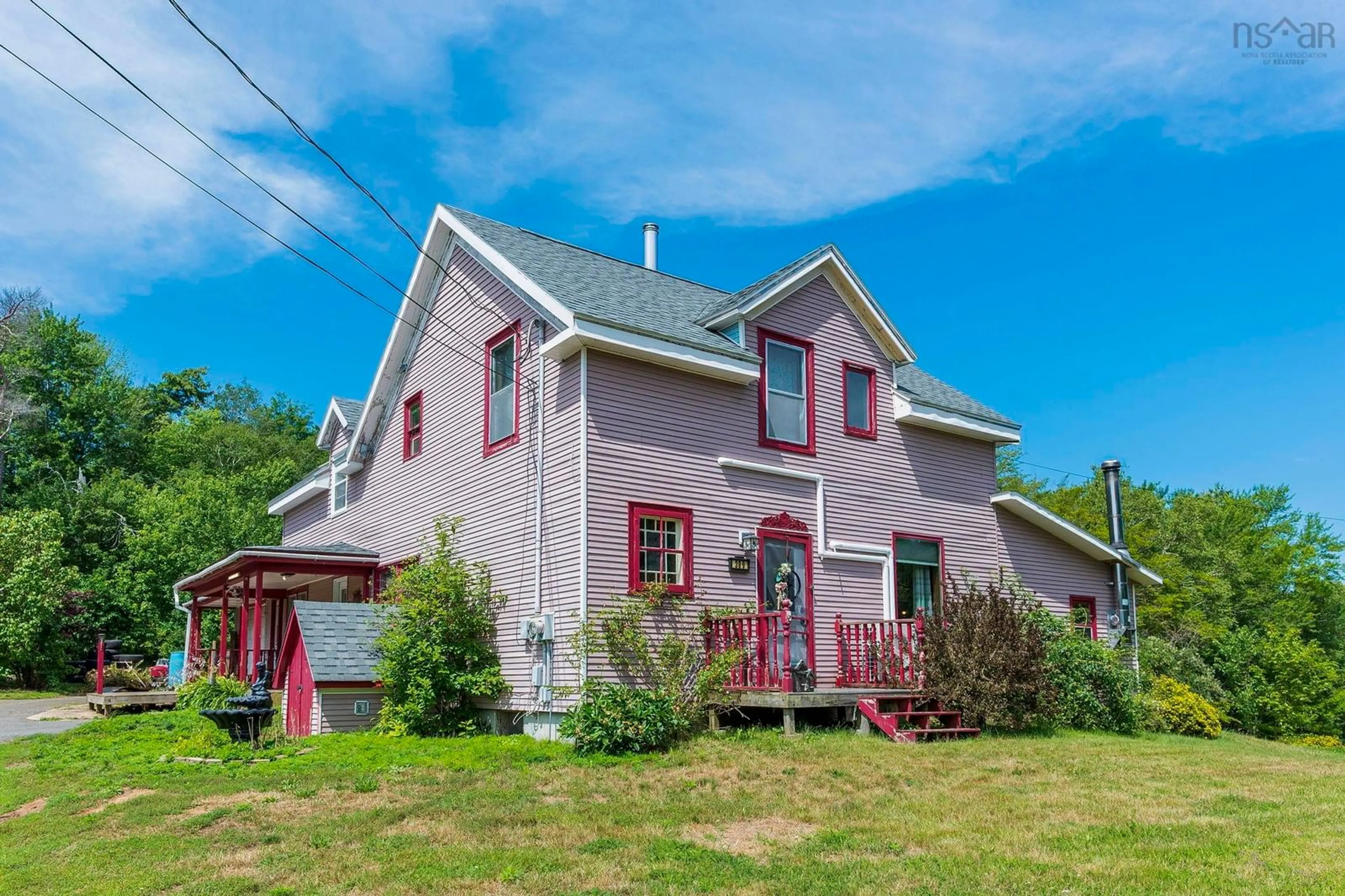 A pic from outside/outdoor area/front of a property/back of a property/a pic from drone, street for 389 Bentley Rd, Rockland Nova Scotia B0P 1E0