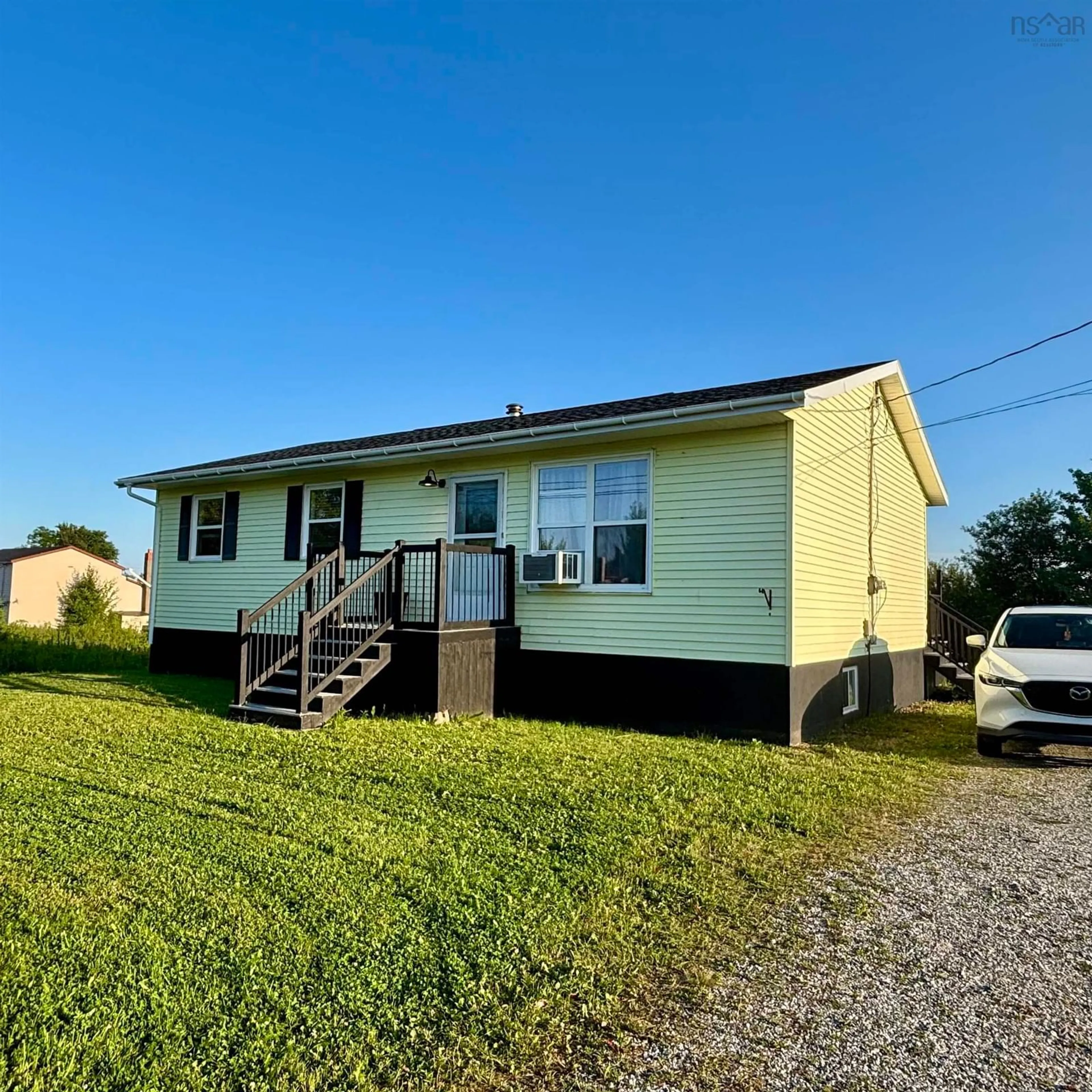 A pic from outside/outdoor area/front of a property/back of a property/a pic from drone, building for 45 King St, Scotchtown Nova Scotia B1H 1C7