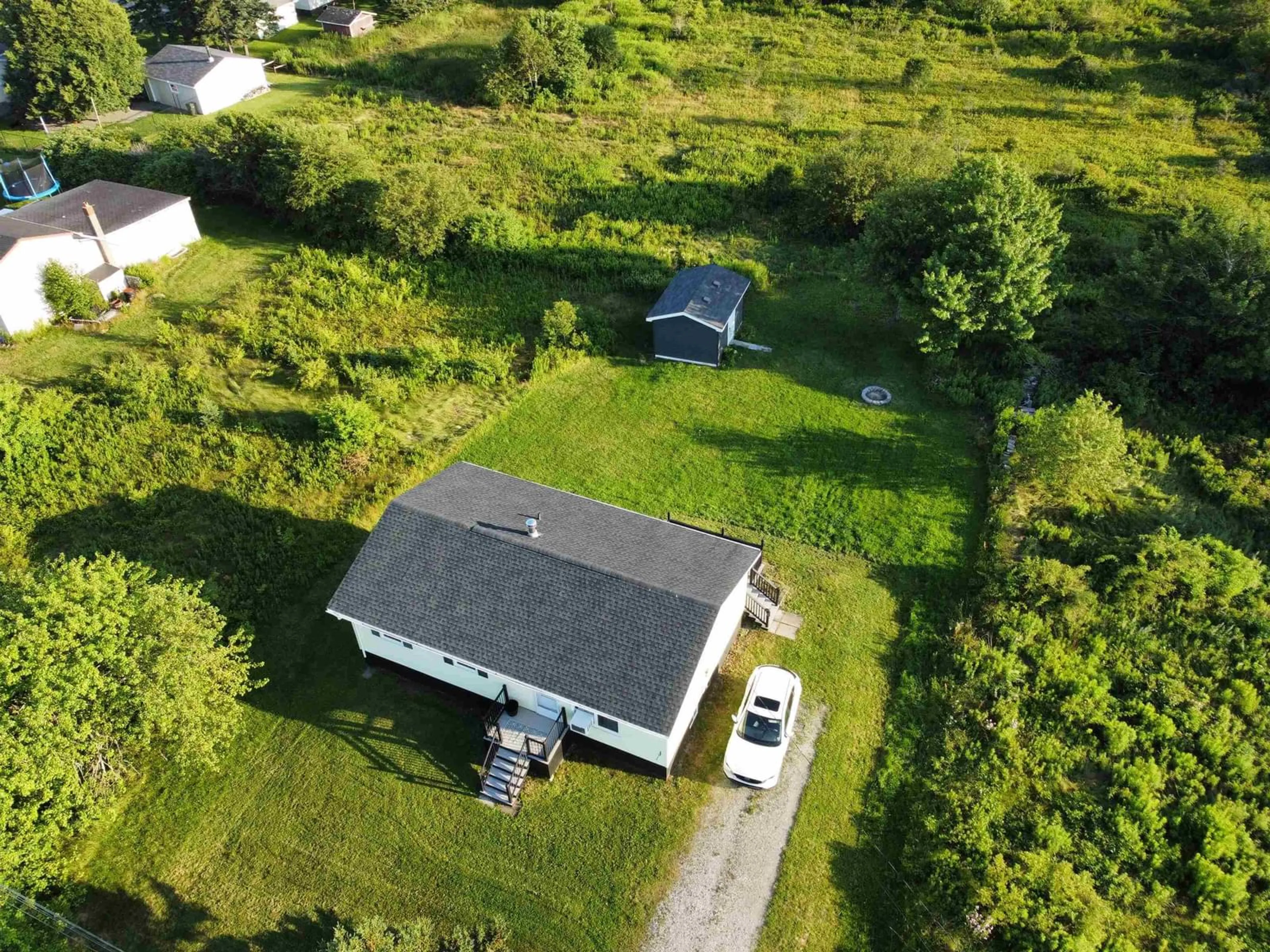 A pic from outside/outdoor area/front of a property/back of a property/a pic from drone, building for 45 King St, Scotchtown Nova Scotia B1H 1C7