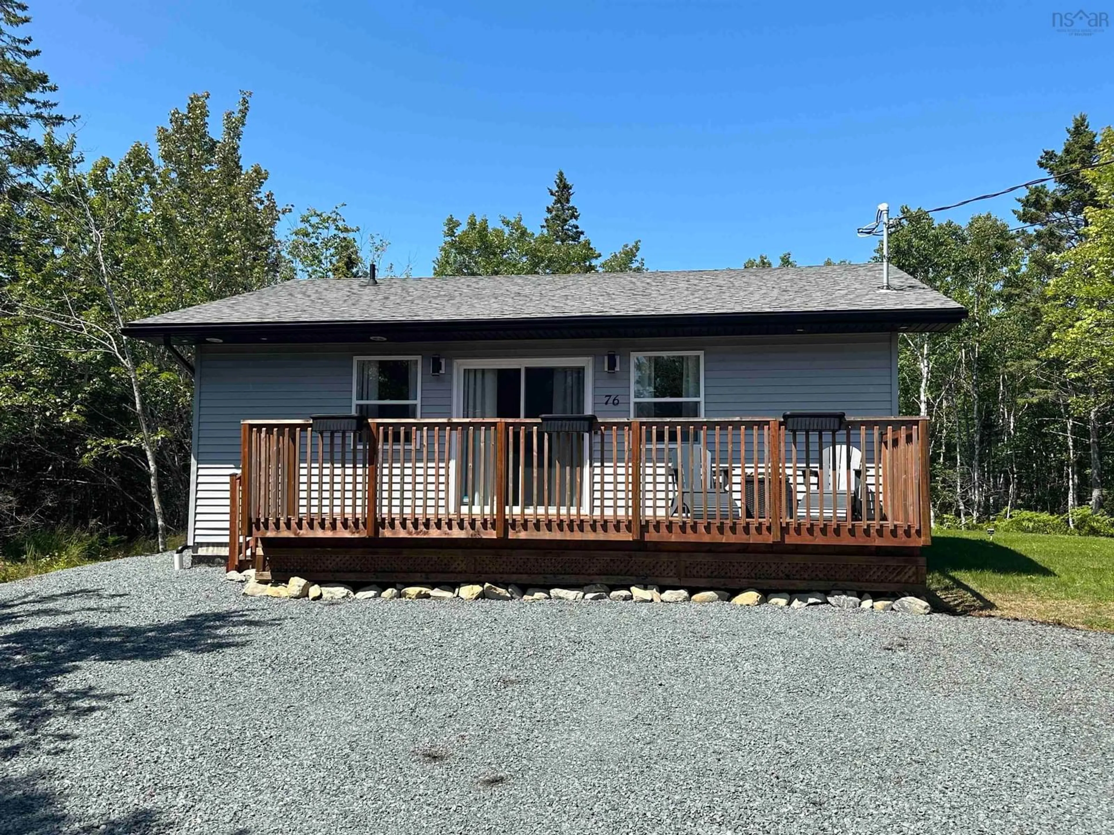 A pic from outside/outdoor area/front of a property/back of a property/a pic from drone, unknown for 76 Five Rivers Dr, White Point Nova Scotia B0T 1K0