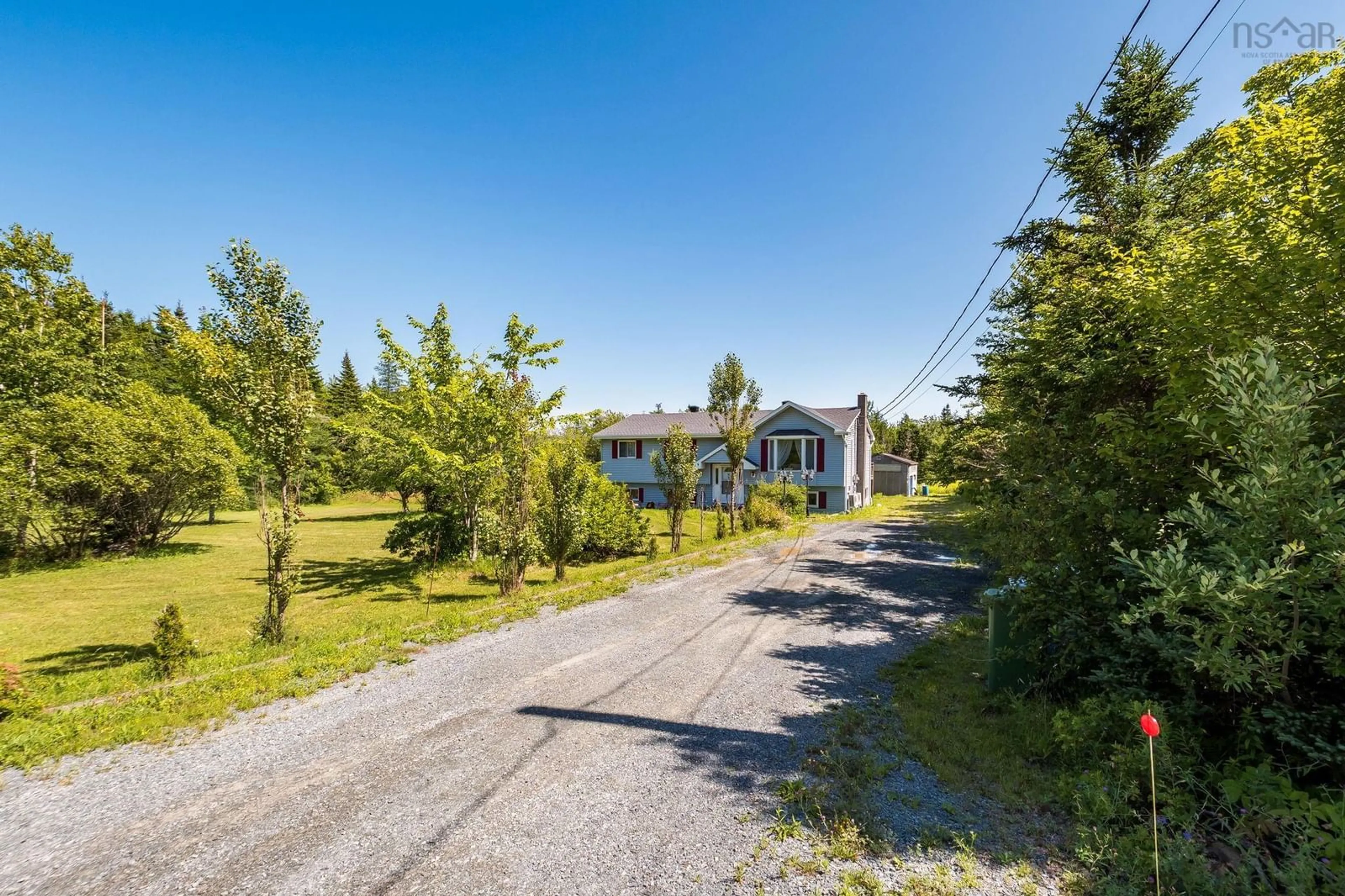 A pic from outside/outdoor area/front of a property/back of a property/a pic from drone, street for 419 Dyke Rd, Cow Bay Nova Scotia B3G 1K6