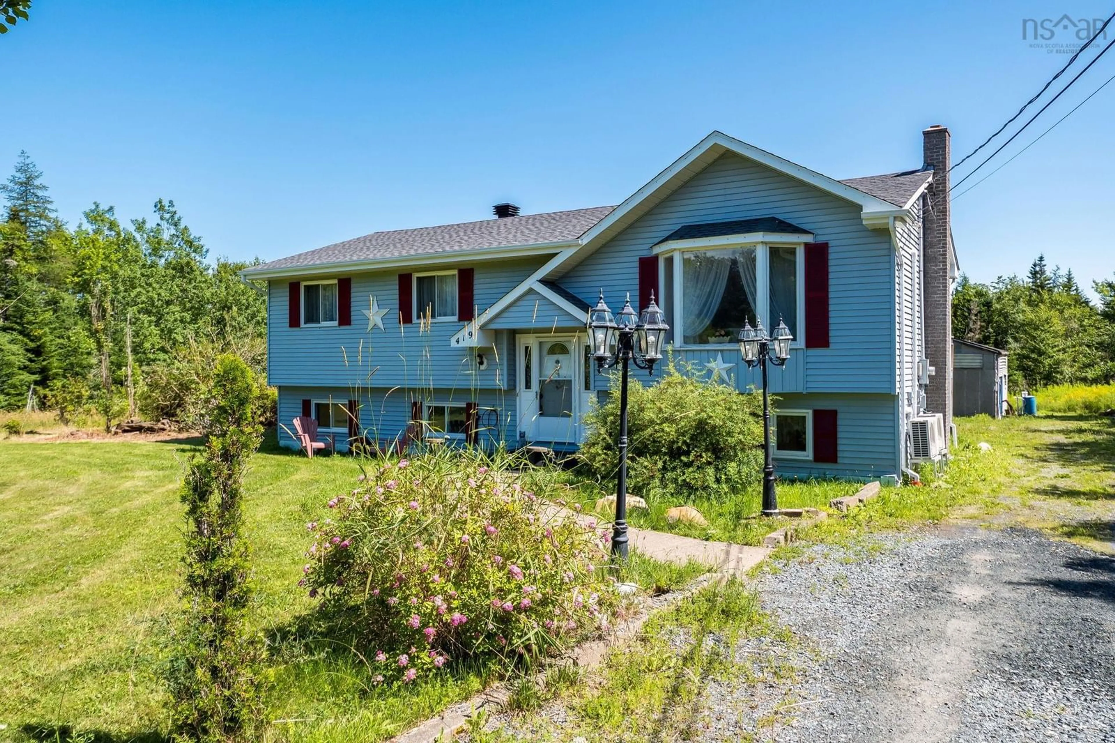 A pic from outside/outdoor area/front of a property/back of a property/a pic from drone, street for 419 Dyke Rd, Cow Bay Nova Scotia B3G 1K6