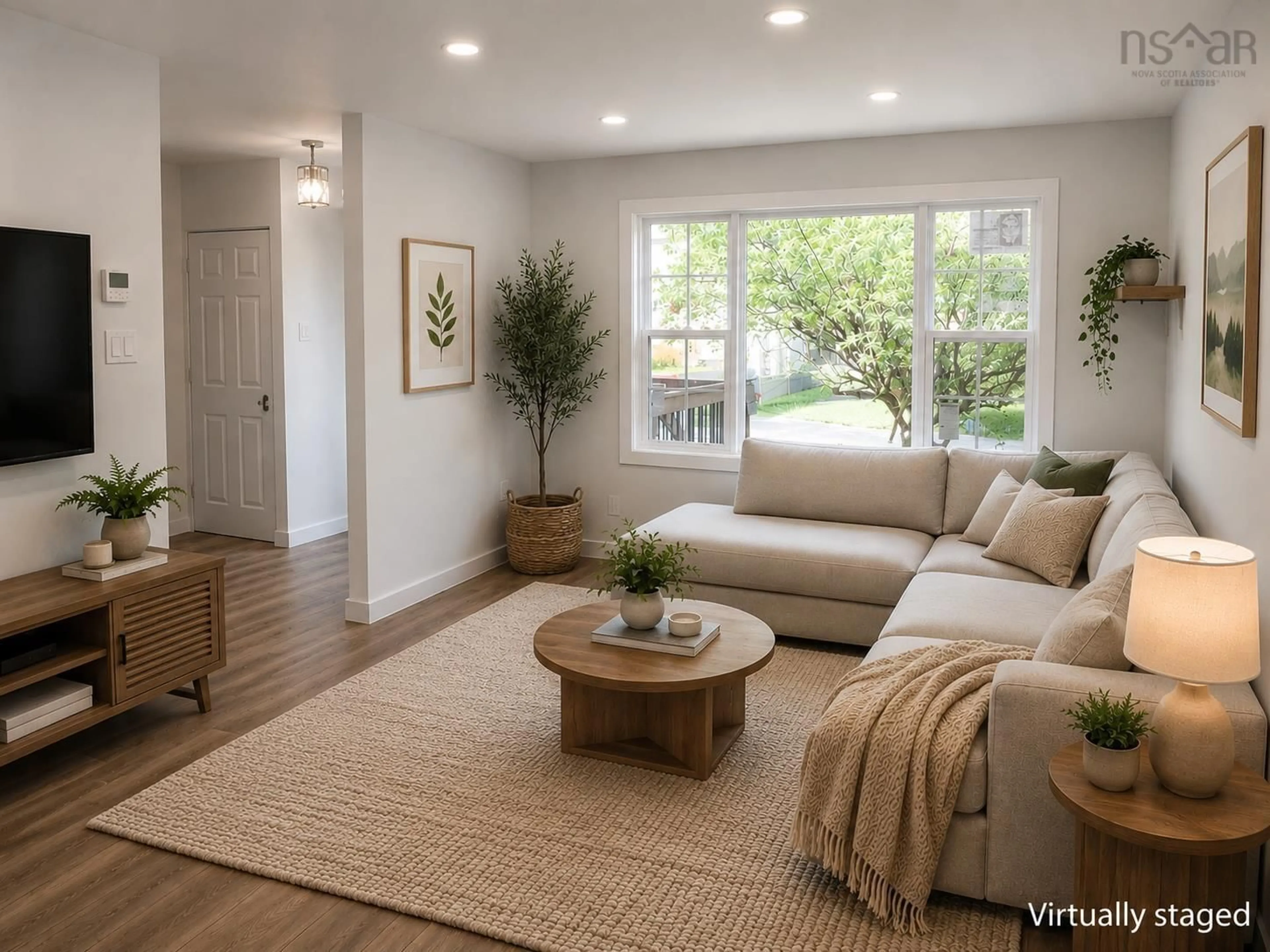 Living room with furniture, unknown for 9 Gordon Crt, Lower Sackville Nova Scotia B4E 1W5