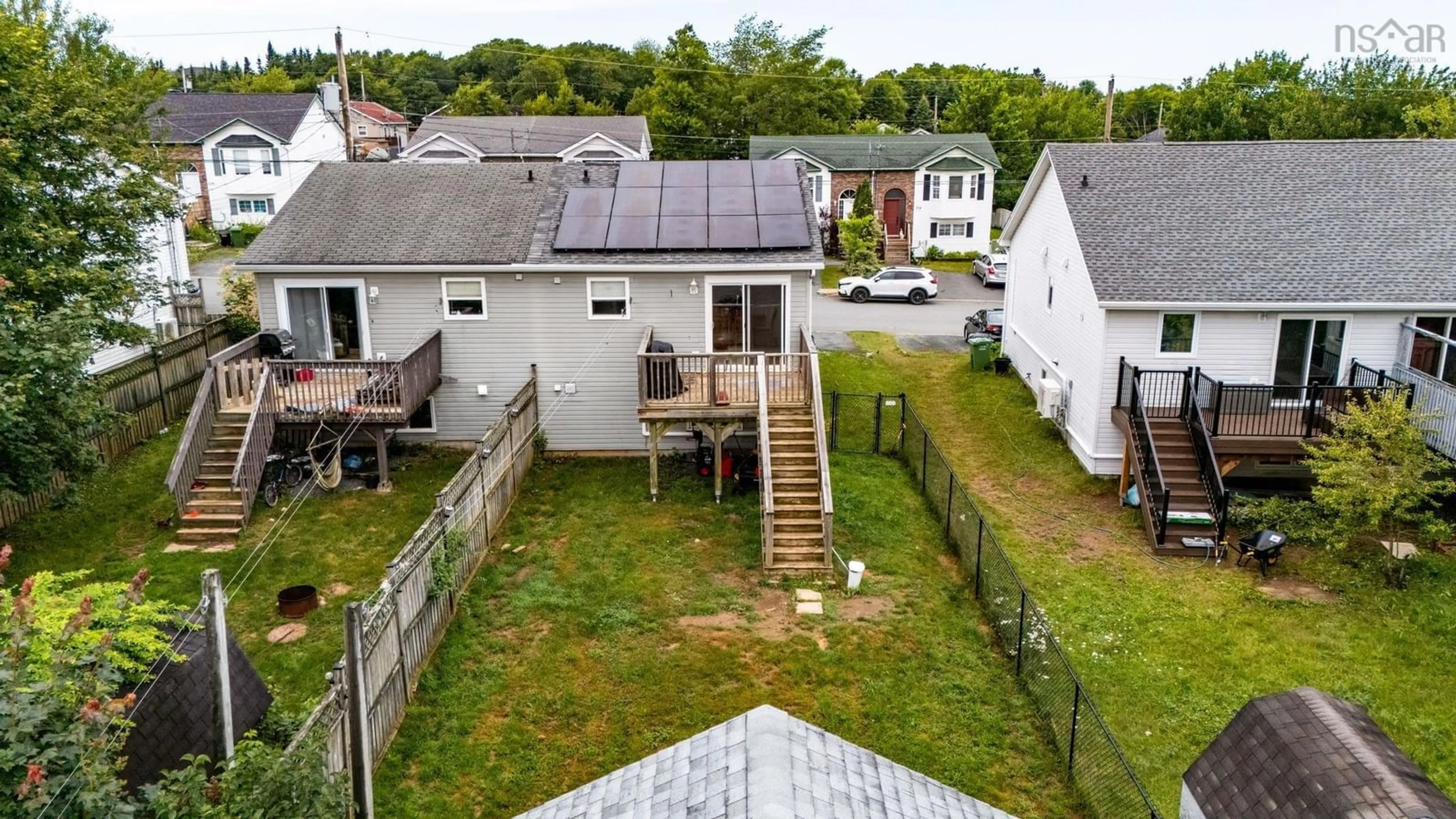 A pic from outside/outdoor area/front of a property/back of a property/a pic from drone, street for 231 Jeep Cres. Cres, Eastern Passage Nova Scotia B3G 1P5