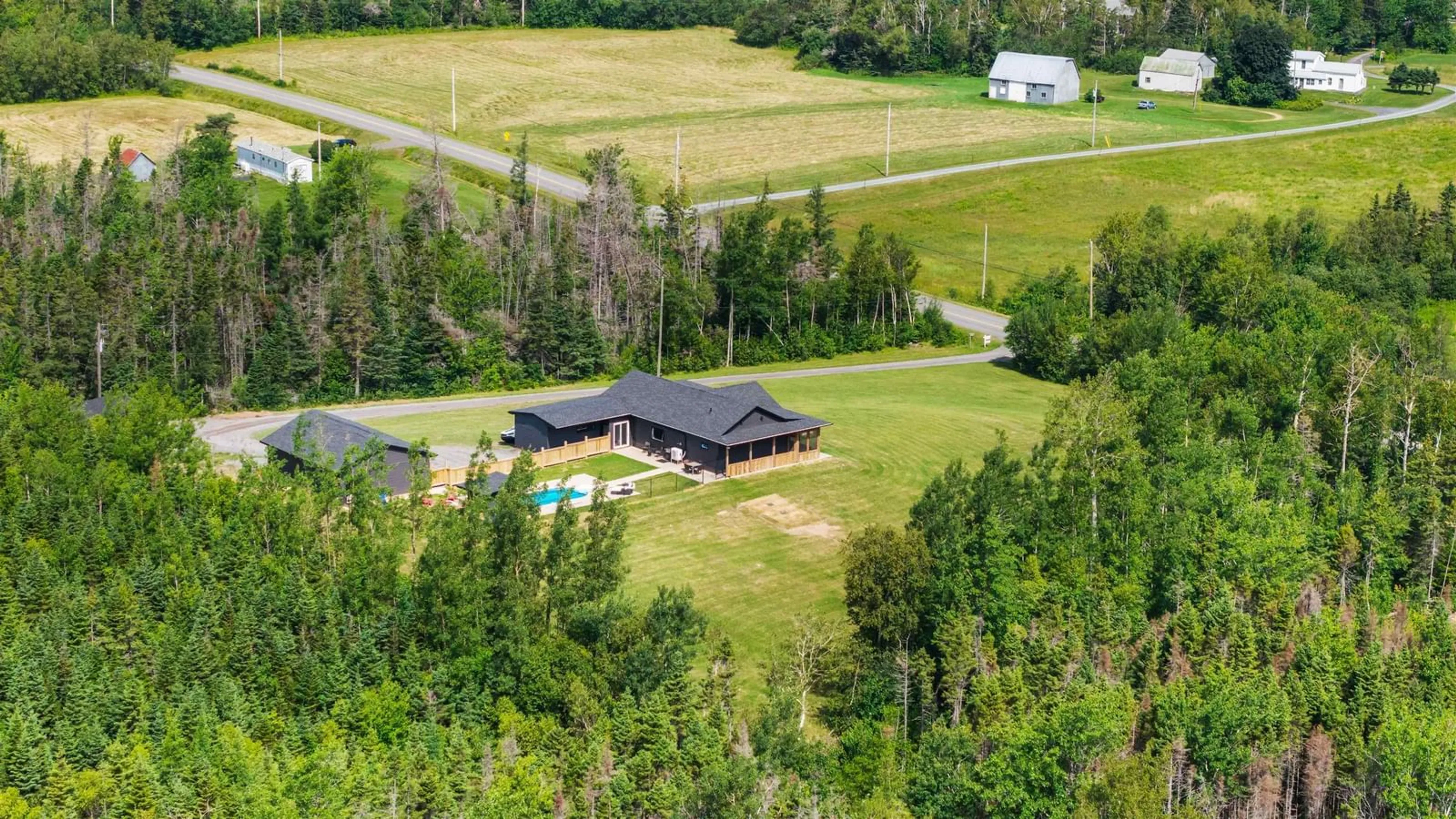 A pic from outside/outdoor area/front of a property/back of a property/a pic from drone, unknown for 254 Shore Rd, Caribou River Nova Scotia B0K 1H0