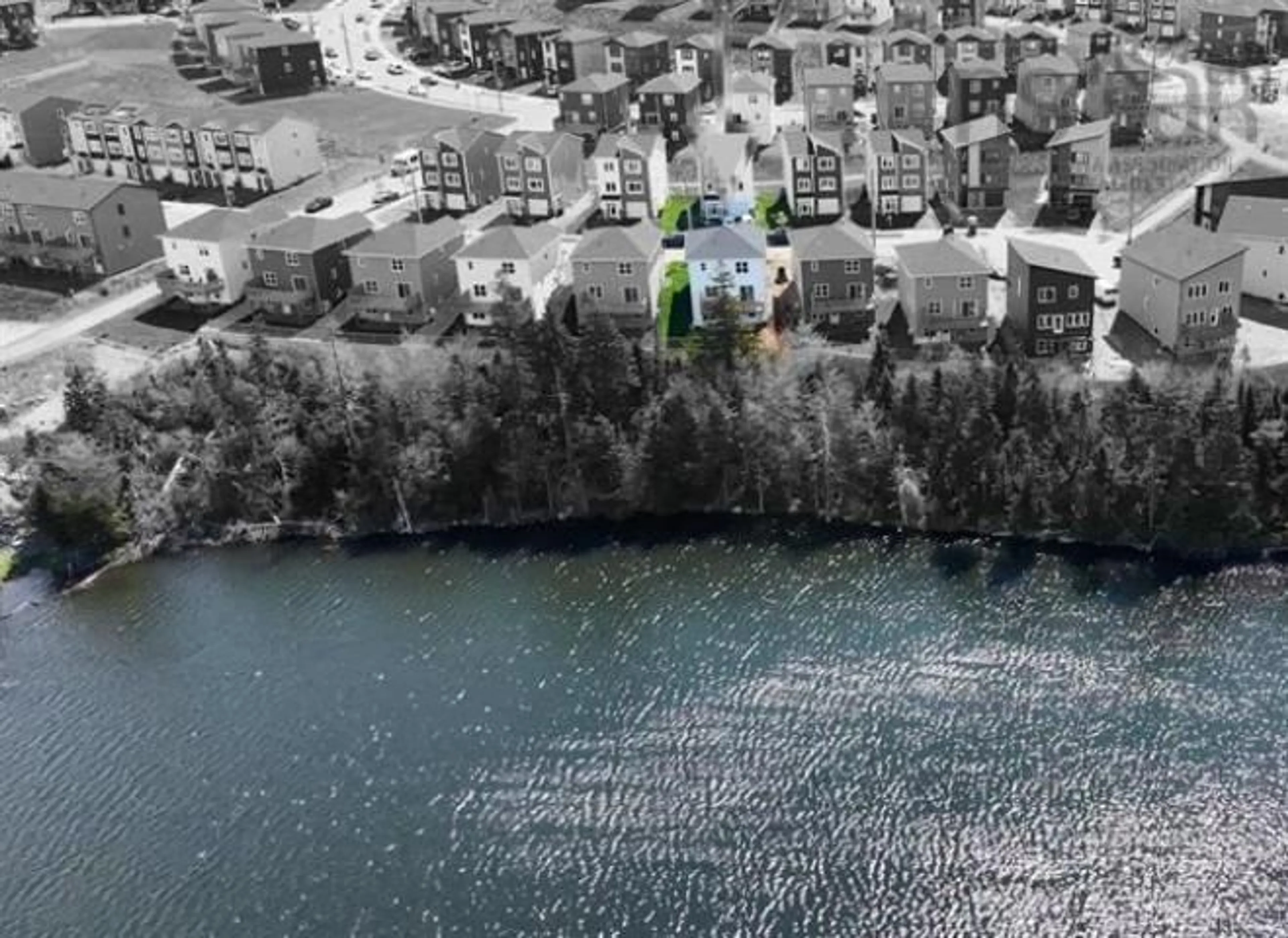 A pic from outside/outdoor area/front of a property/back of a property/a pic from drone, water/lake/river/ocean view for 103 Flatrock Crescent, Beechville Nova Scotia B3T 0N4