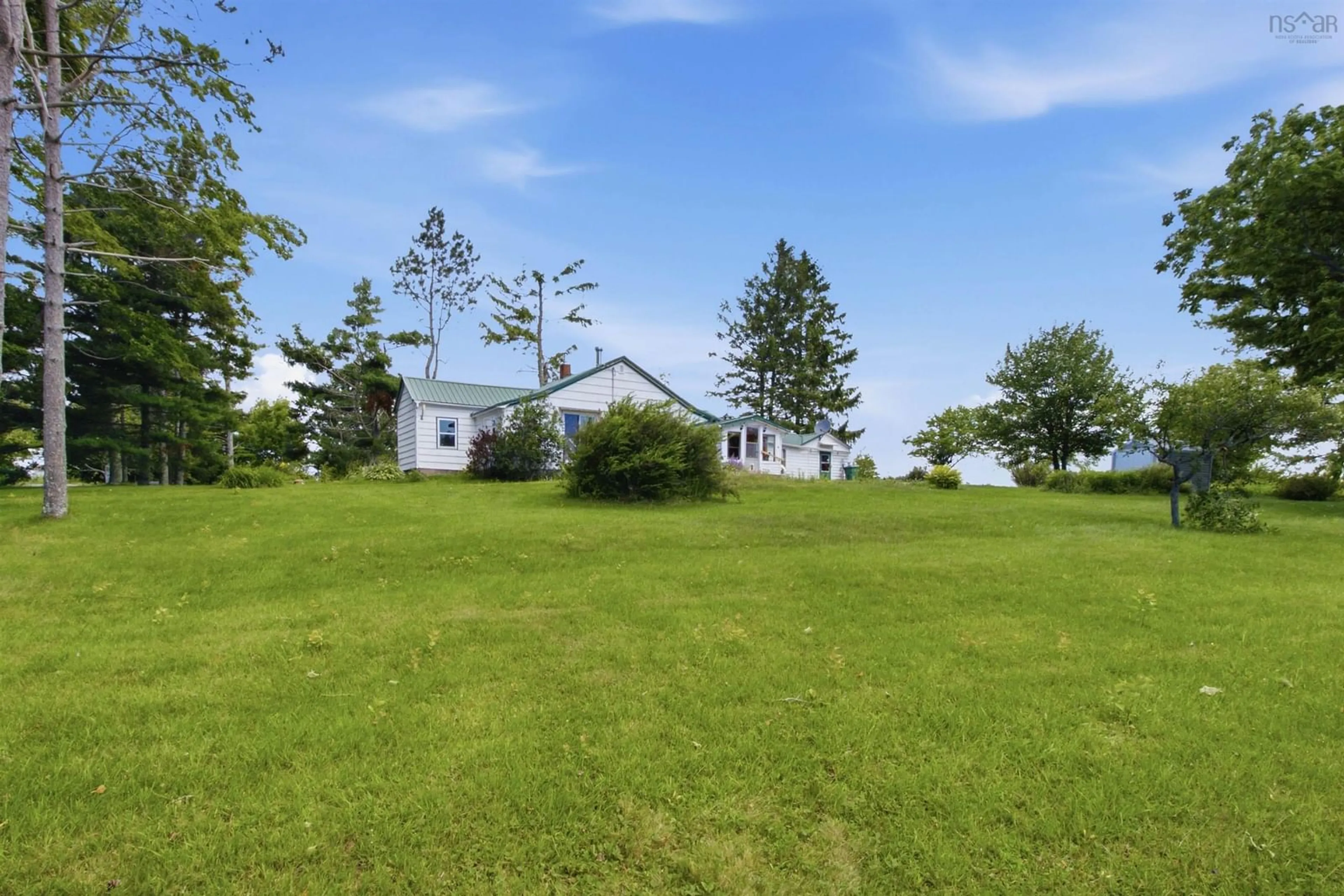 A pic from outside/outdoor area/front of a property/back of a property/a pic from drone, water/lake/river/ocean view for 556 Great Village Lornevale Rd, Great Village Nova Scotia B0M 1L0