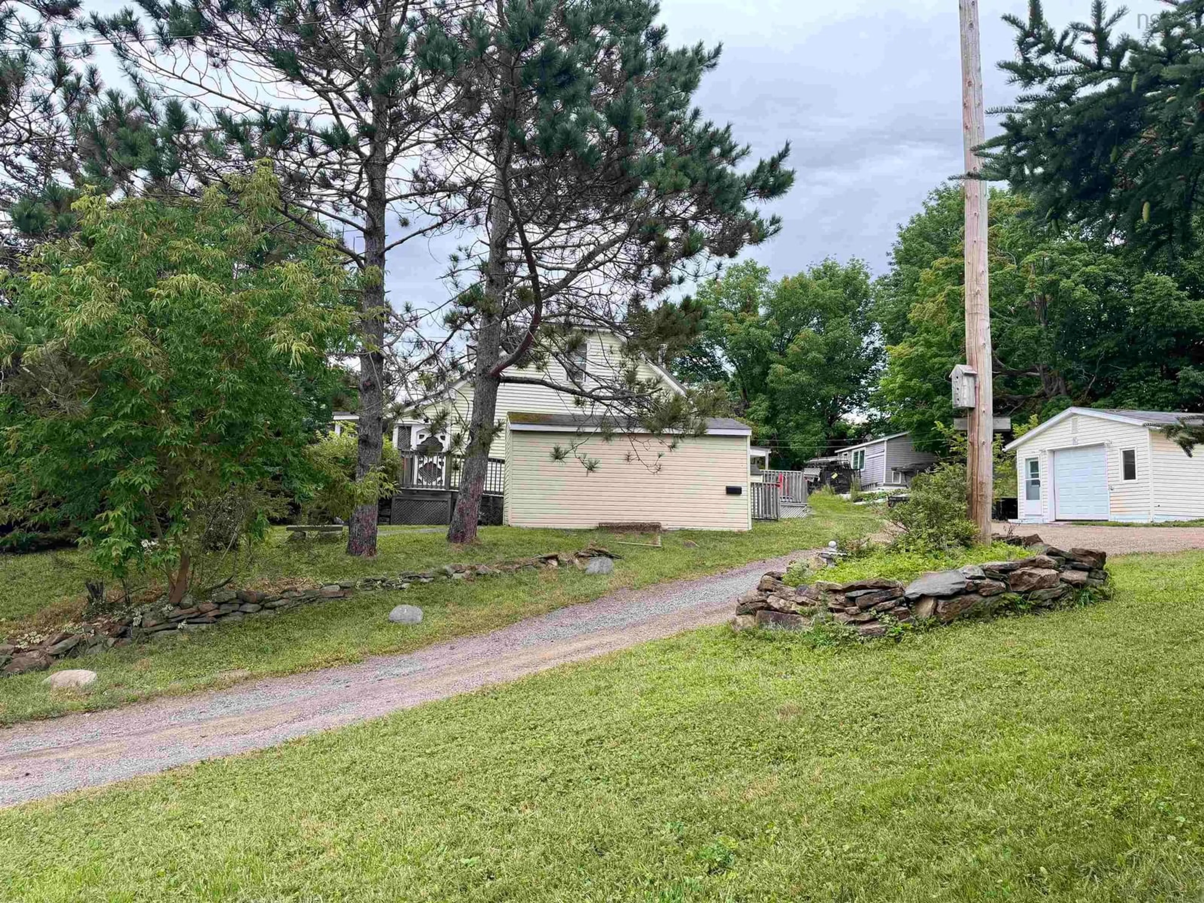 A pic from outside/outdoor area/front of a property/back of a property/a pic from drone, street for 790 Trenton Rd, New Glasgow Nova Scotia B2H 2M8