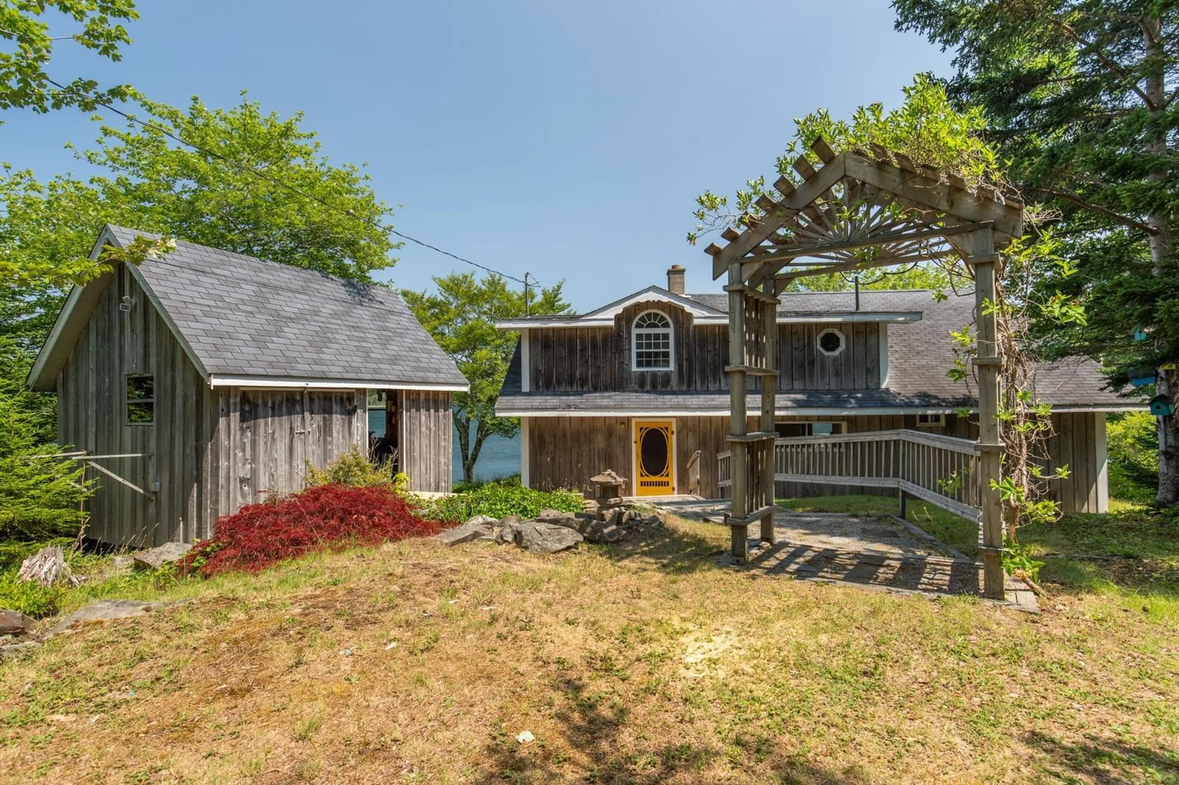 A pic from outside/outdoor area/front of a property/back of a property/a pic from drone, unknown for 390-406 Highway 308, Morris Island Nova Scotia B0W 3M0