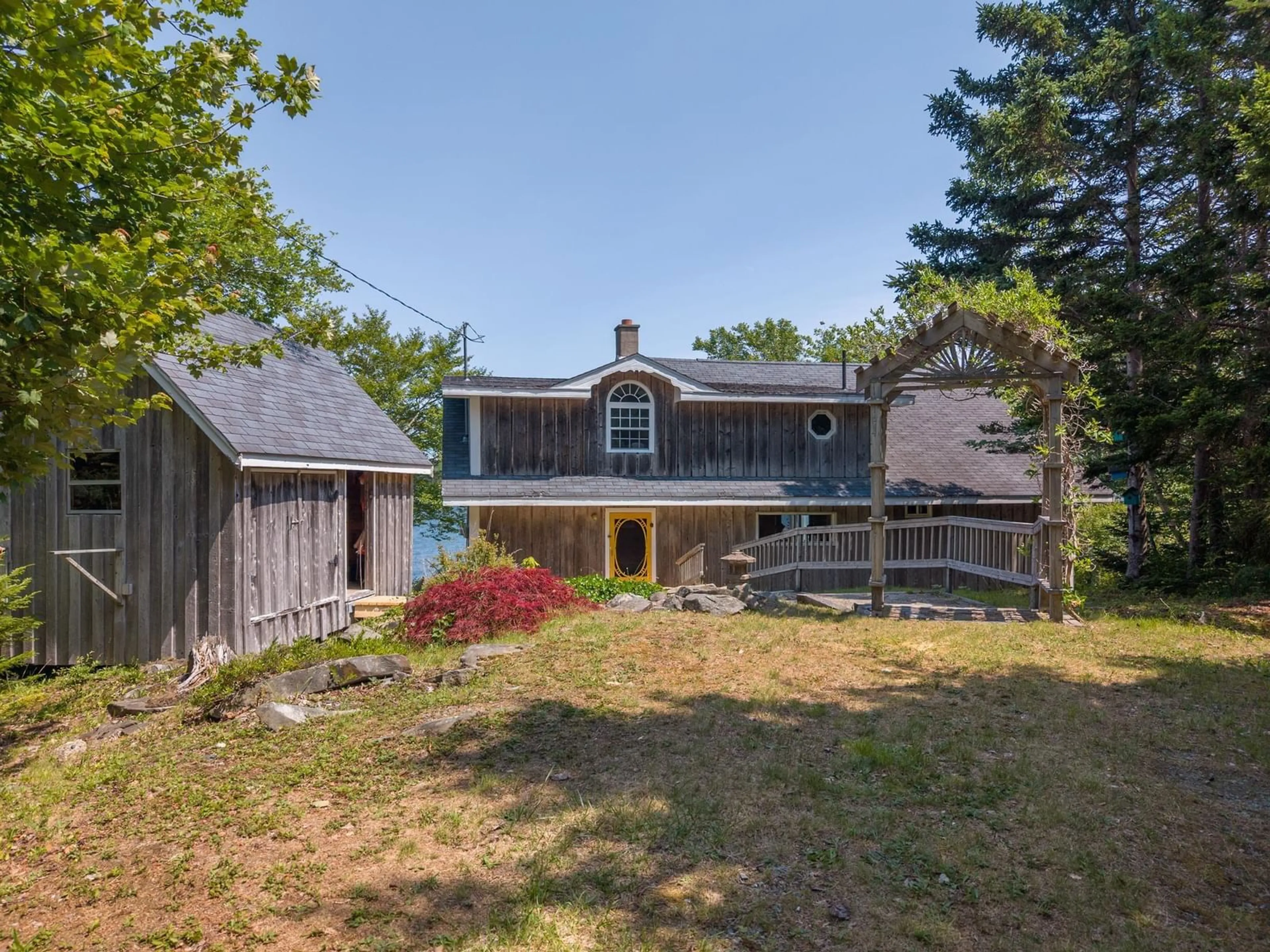 A pic from outside/outdoor area/front of a property/back of a property/a pic from drone, unknown for 390-406 Highway 308, Morris Island Nova Scotia B0W 3M0