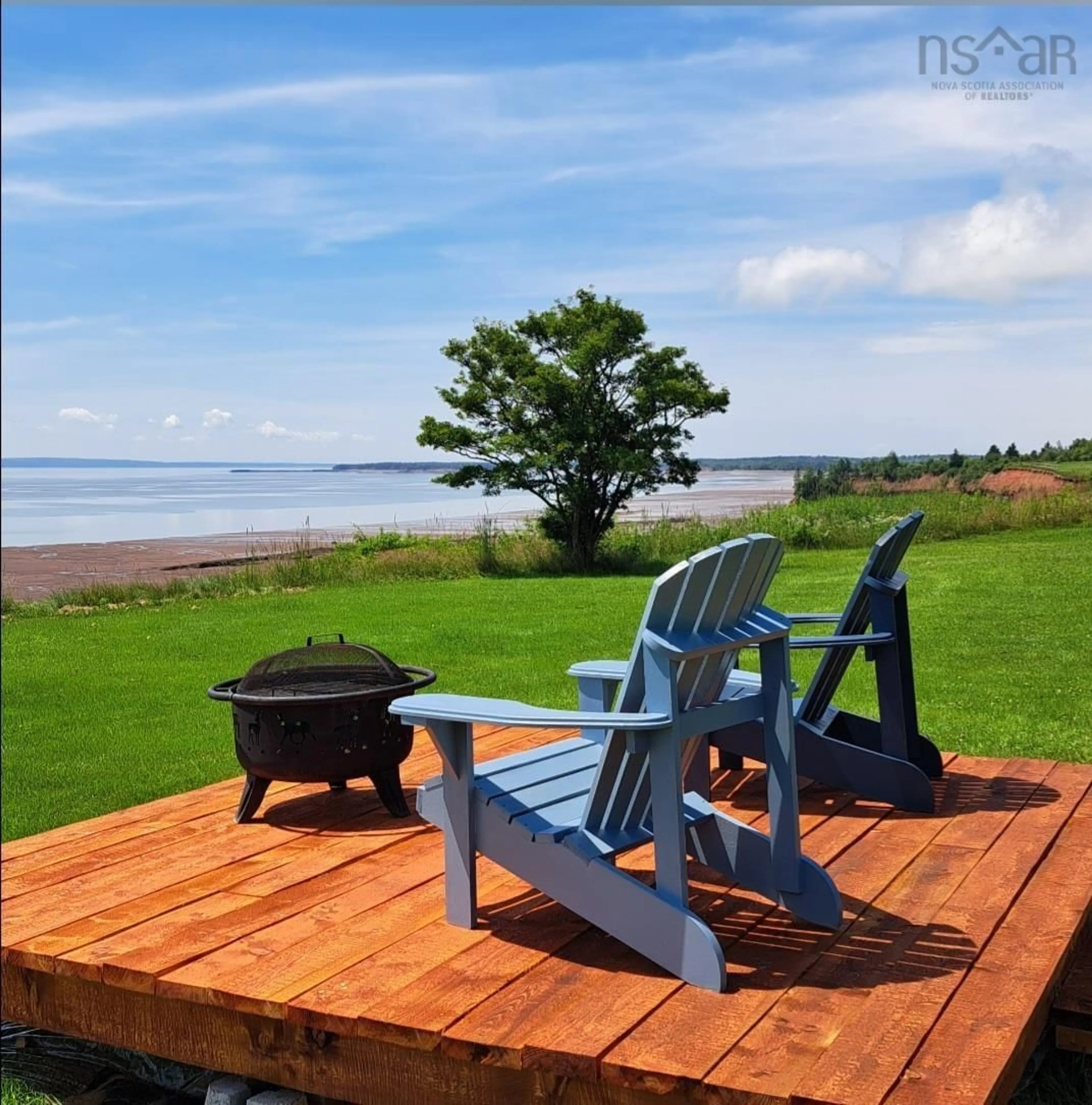 Patio, water/lake/river/ocean view for 4540 Highway 2, Upper Economy Nova Scotia B0M 1J0