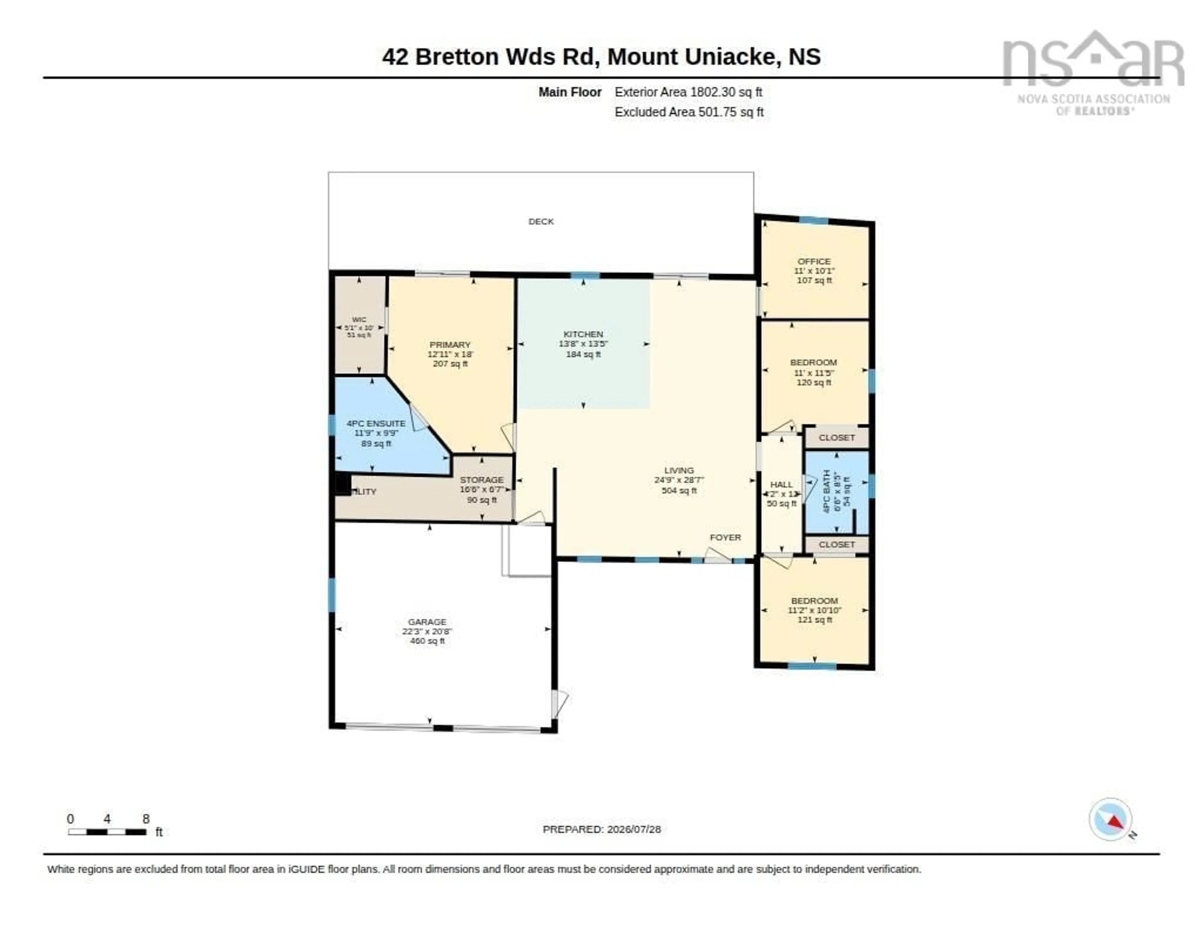 Floor plan for 42 Bretton Woods Rd, Mount Uniacke Nova Scotia B0N 1Z0