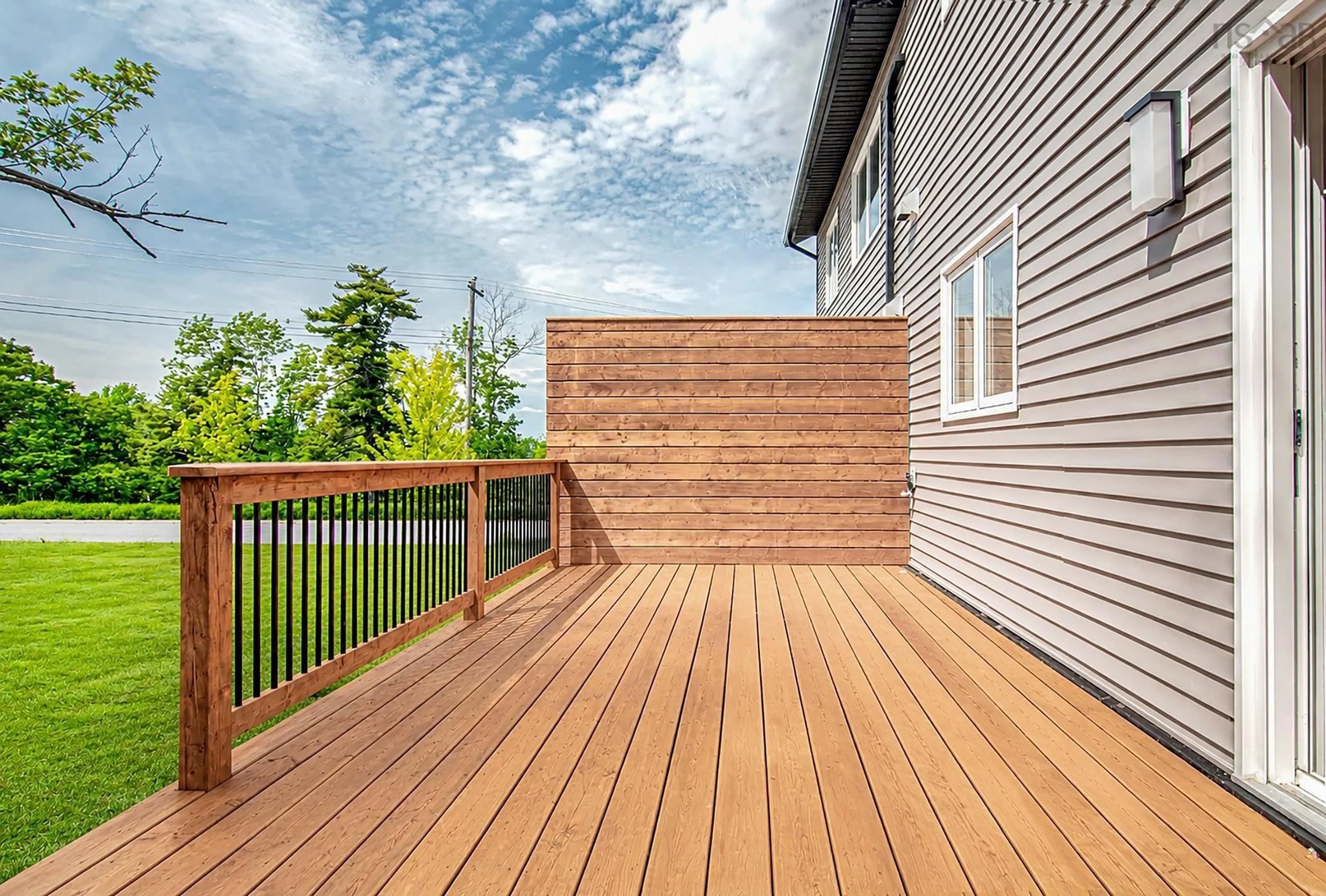 Patio, water/lake/river/ocean view for 54 Heckman Ave, Bridgewater Nova Scotia B4V 2H2