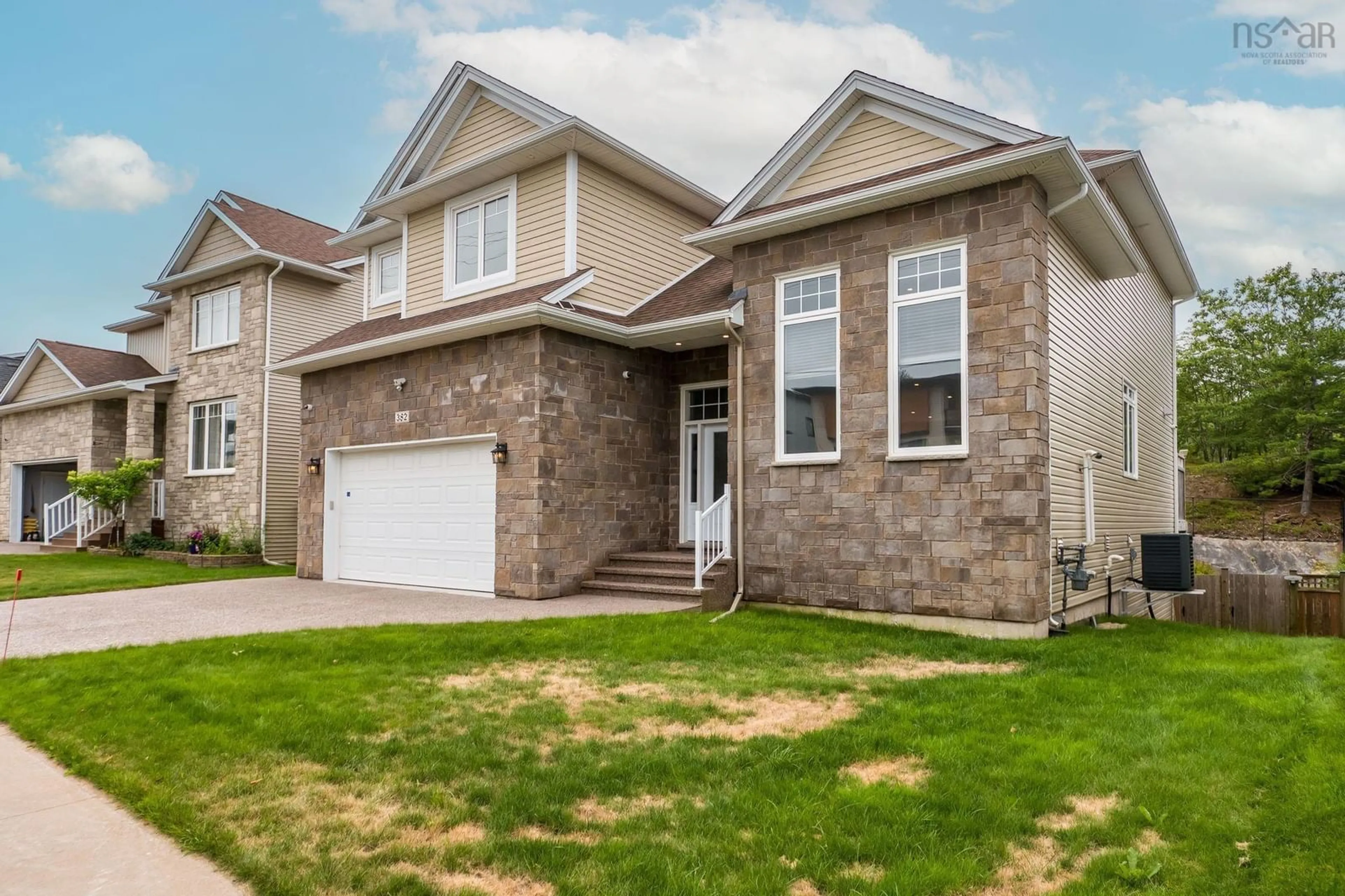 Home with vinyl exterior material, street for 382 Starboard Dr, Halifax Nova Scotia B3M 0L4