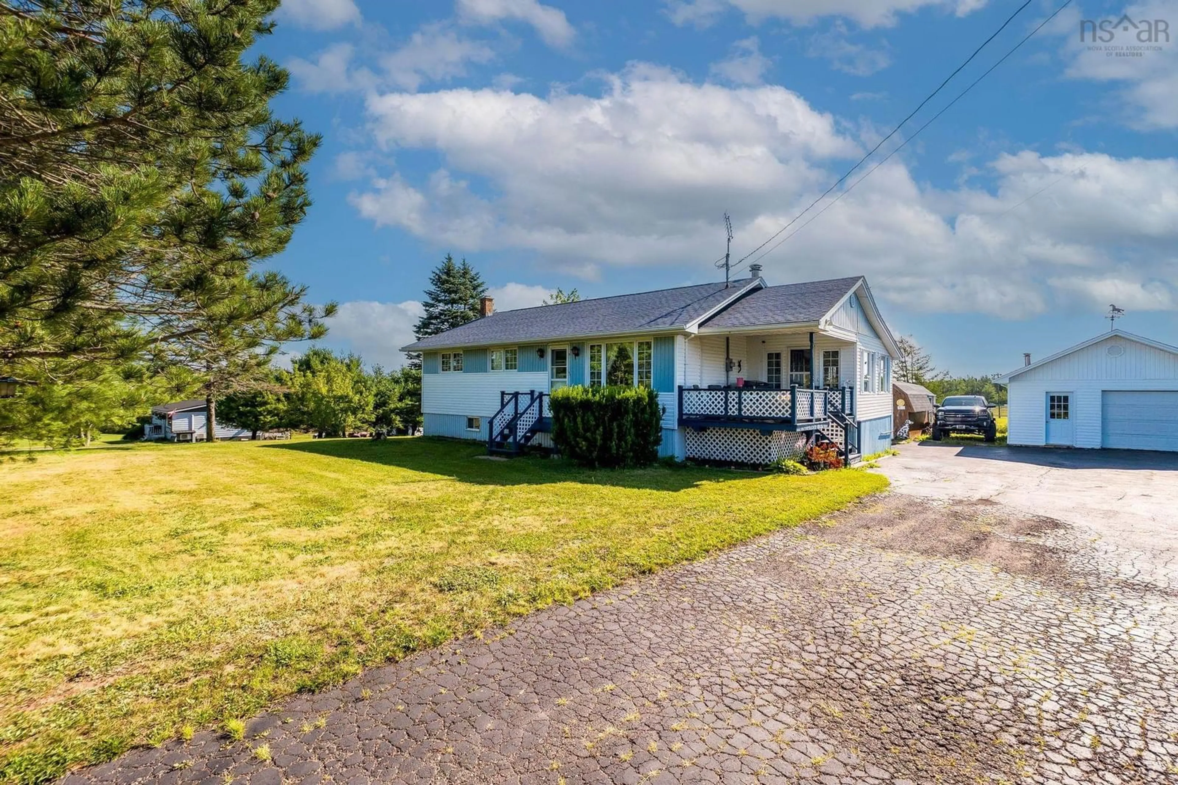 A pic from outside/outdoor area/front of a property/back of a property/a pic from drone, water/lake/river/ocean view for 7544 Highway 354, North Noel Road Nova Scotia B0N 1T0