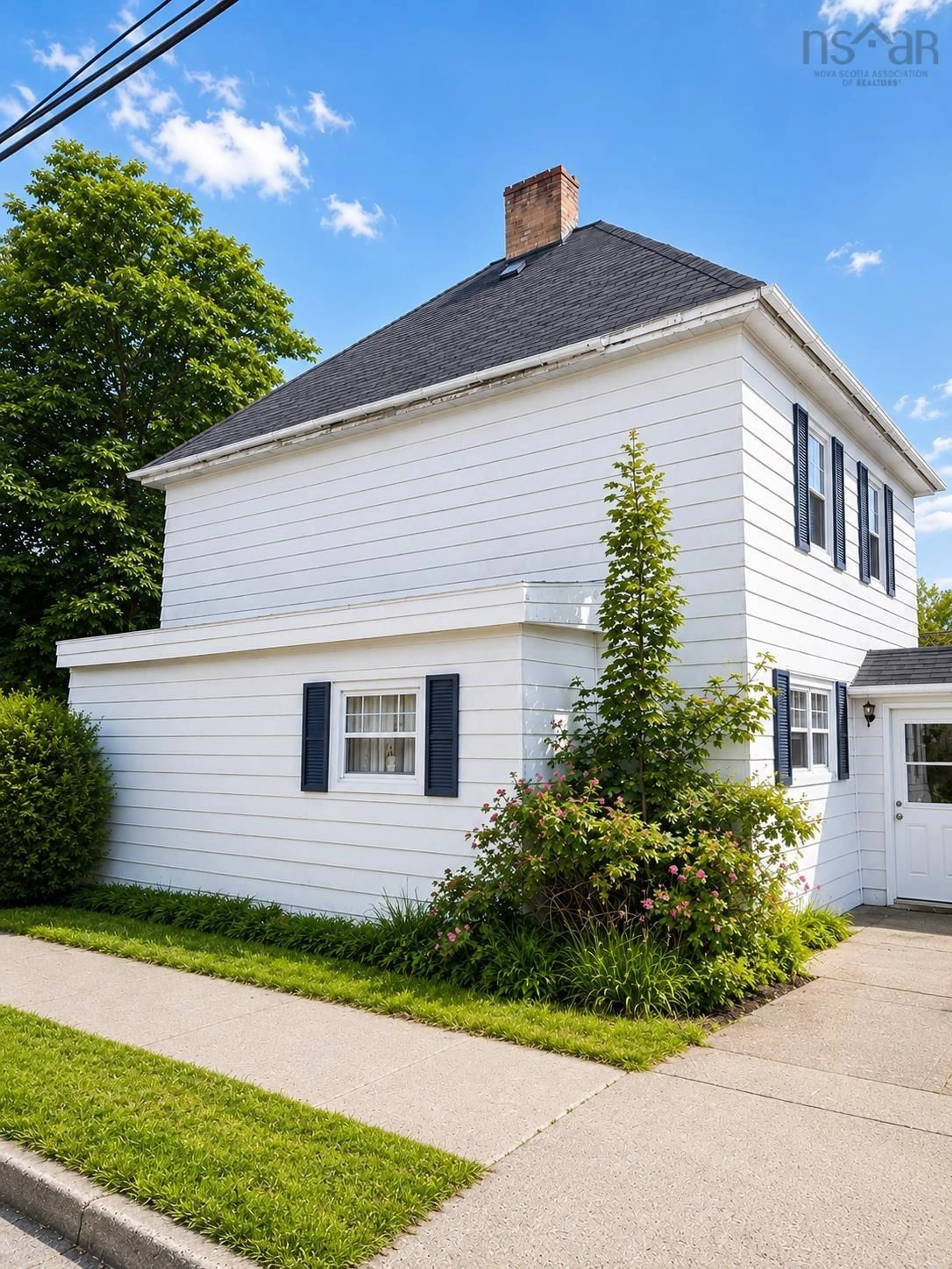 Home with vinyl exterior material, street for 61 Leonard St, Sydney Nova Scotia B1S 2T5