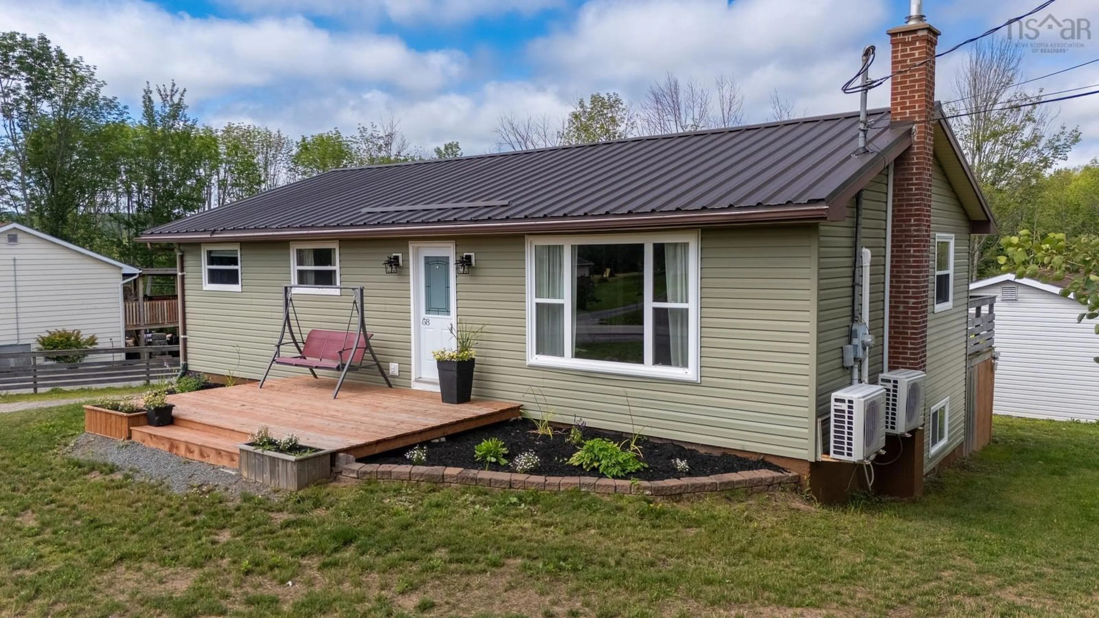 Home with vinyl exterior material, building for 58 Three Mile Plains Cross Road, Three Mile Plains Nova Scotia B0N 2T0