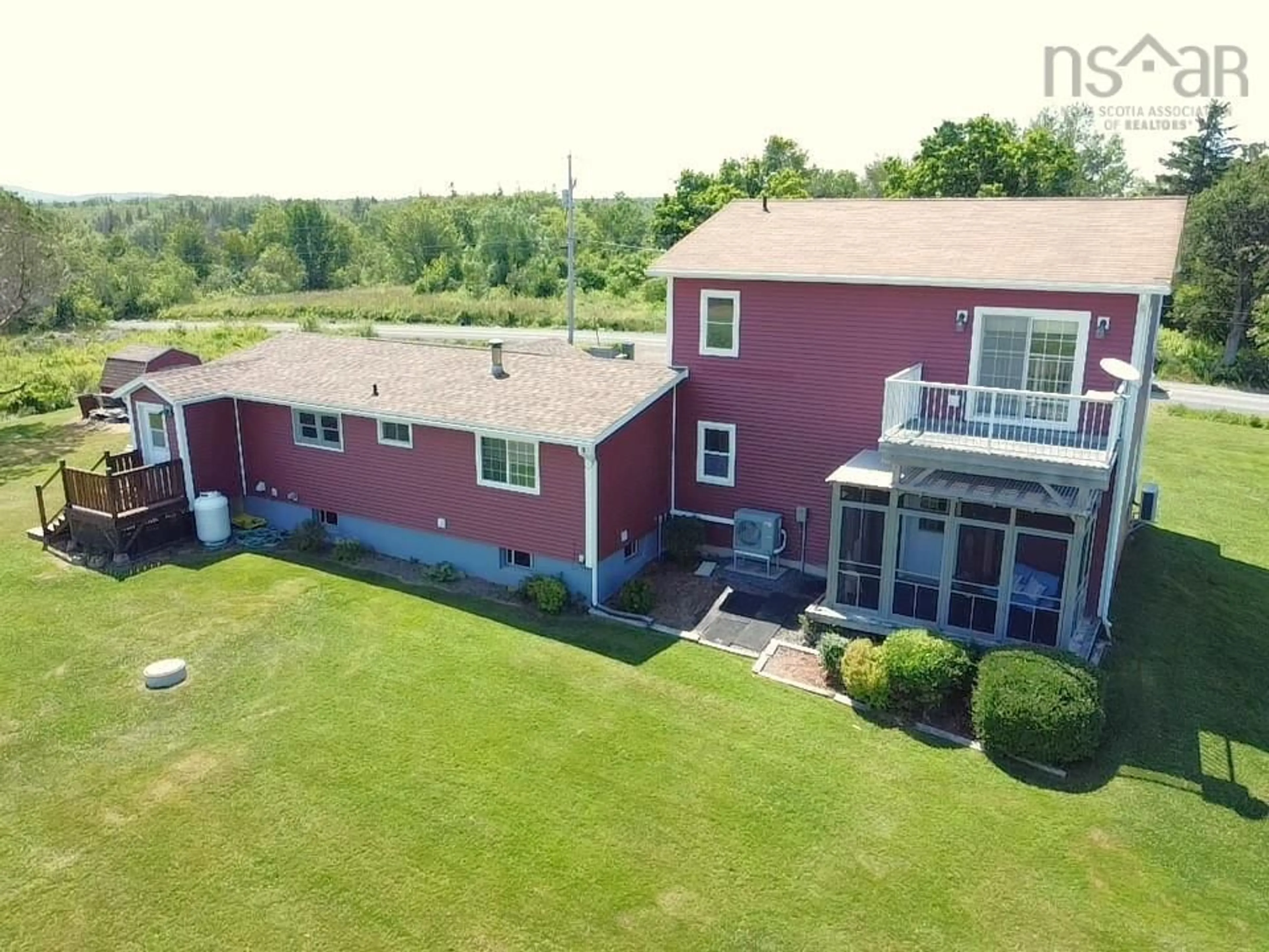 A pic from outside/outdoor area/front of a property/back of a property/a pic from drone, building for 560 Gusset Rd, Lismore Nova Scotia B0K 1G0
