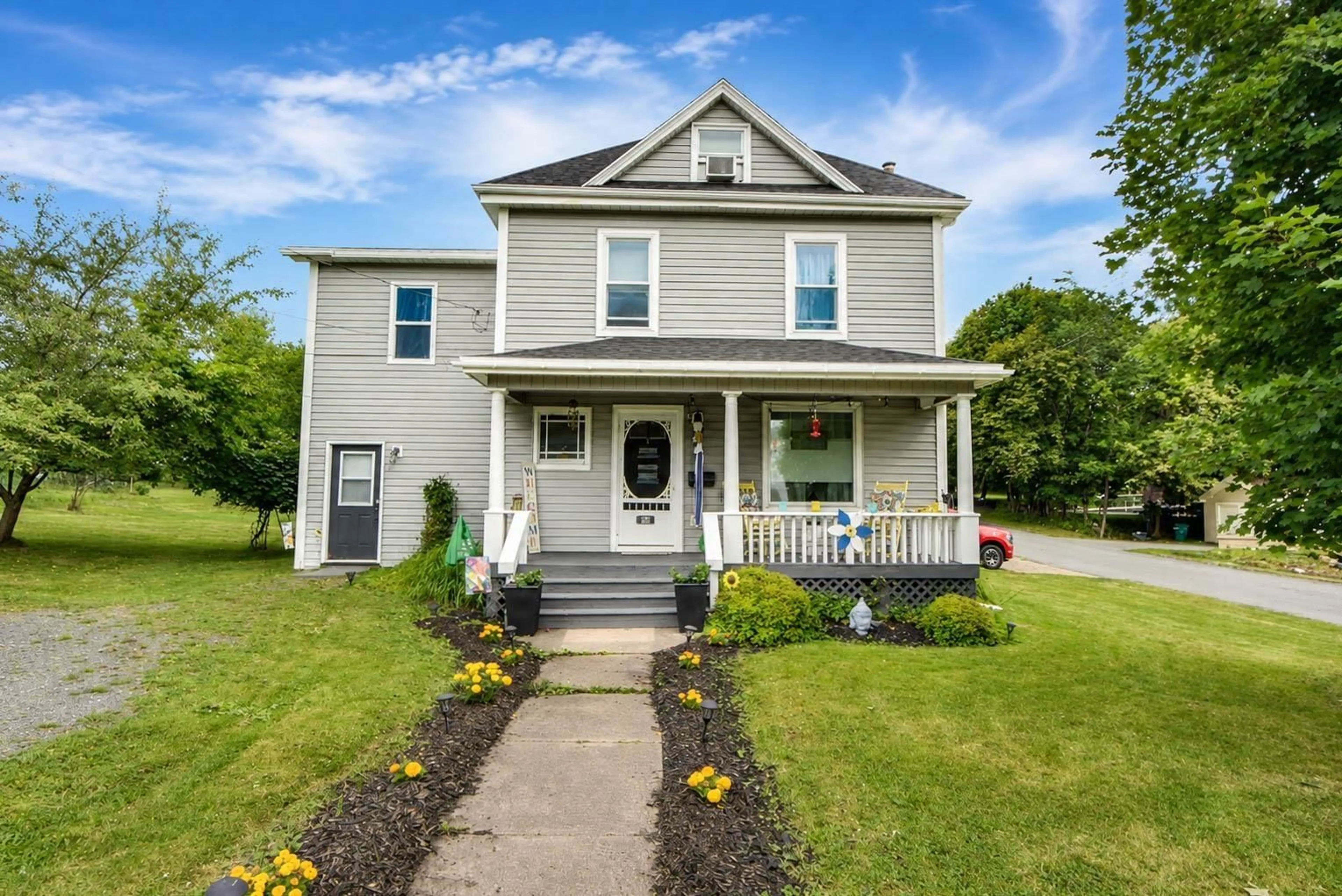 Home with vinyl exterior material, street for 131 Maple Ave, New Glasgow Nova Scotia B2H 2B7