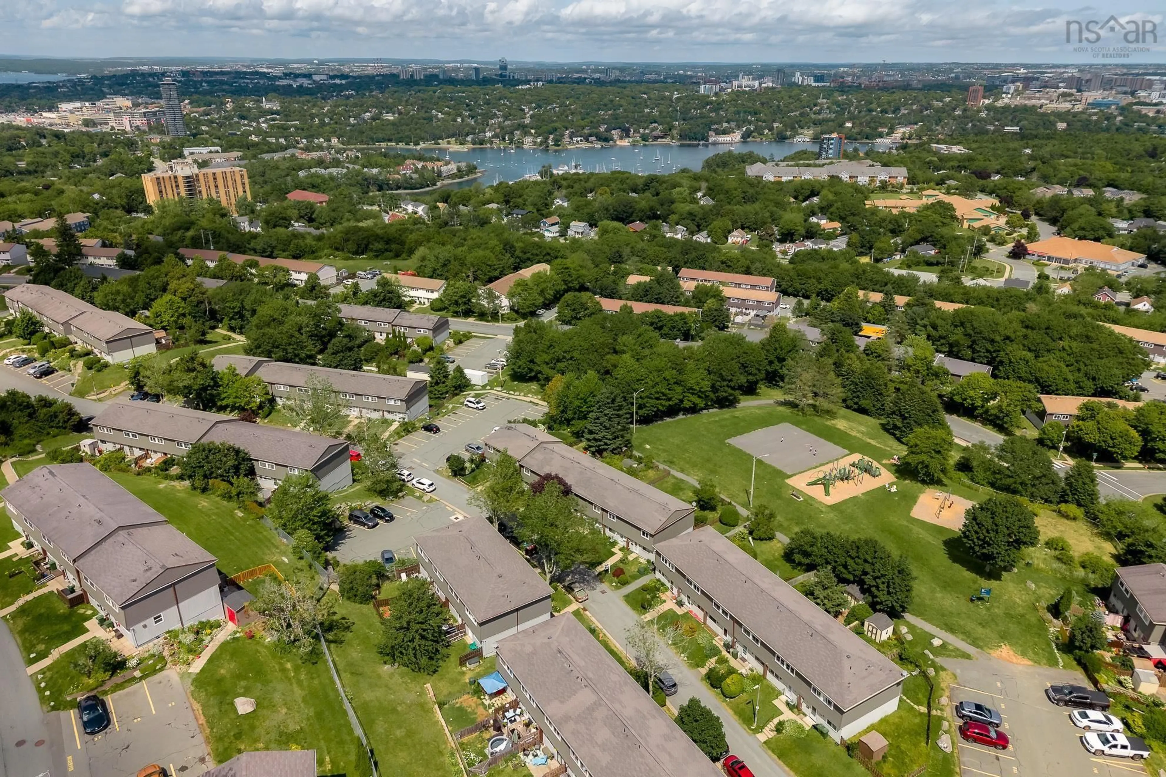 A pic from outside/outdoor area/front of a property/back of a property/a pic from drone, water/lake/river/ocean view for 104 Bromley Rd, Halifax Nova Scotia B3P 2L7