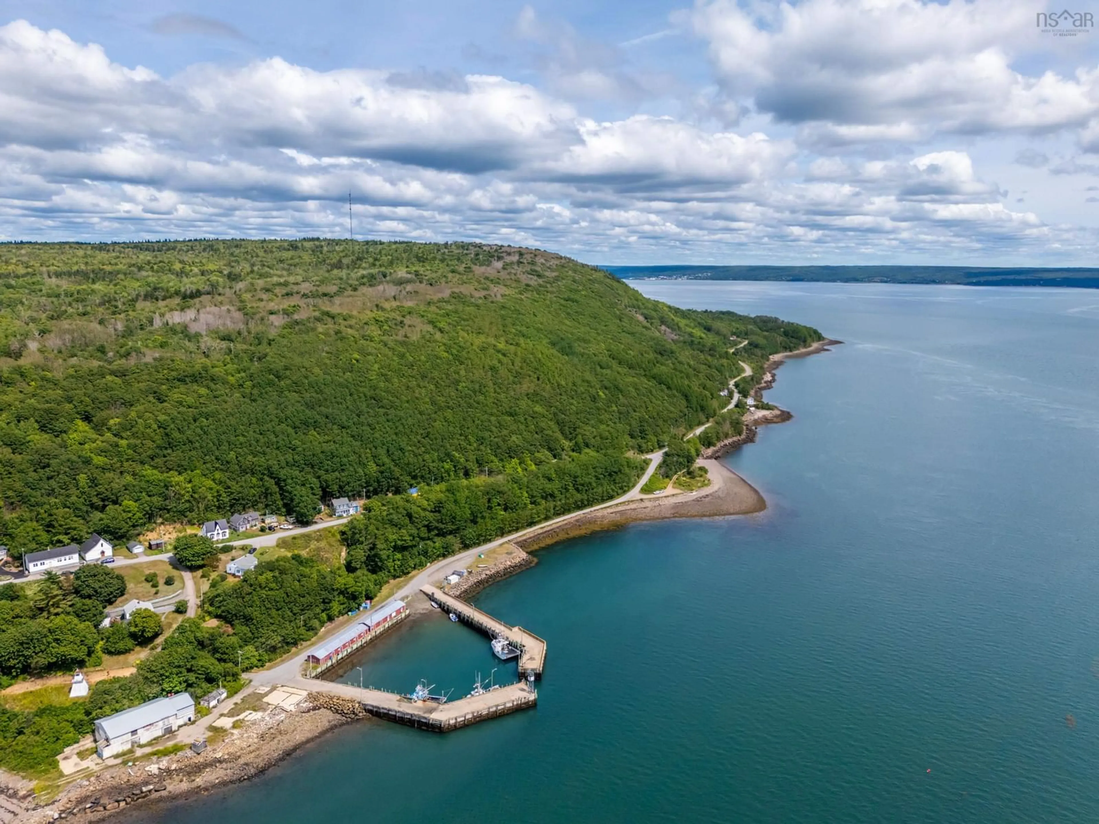 A pic from outside/outdoor area/front of a property/back of a property/a pic from drone, water/lake/river/ocean view for 857 Granville Rd, Victoria Beach Nova Scotia B0S 1A0