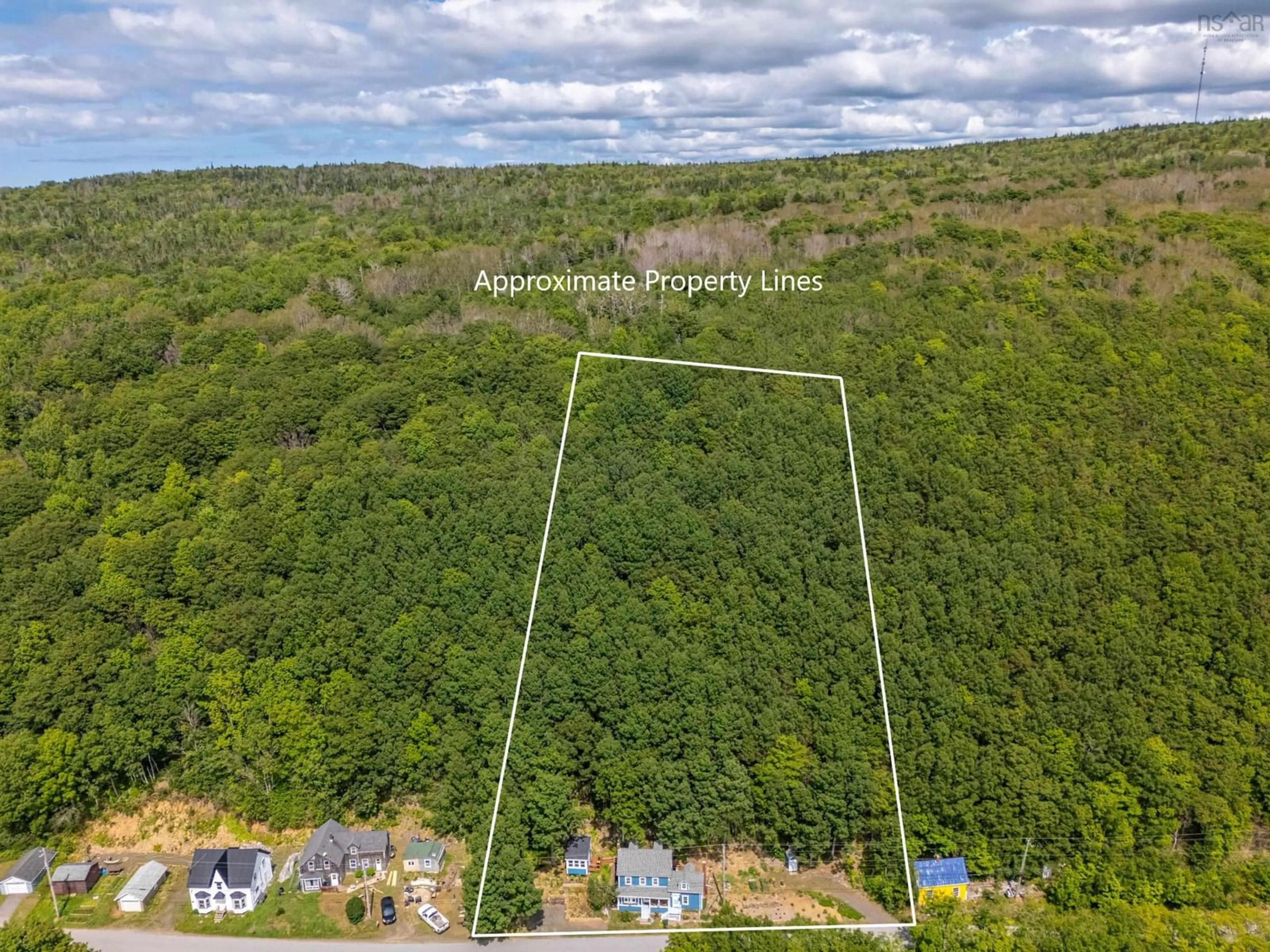 A pic from outside/outdoor area/front of a property/back of a property/a pic from drone, forest/trees view for 857 Granville Rd, Victoria Beach Nova Scotia B0S 1A0