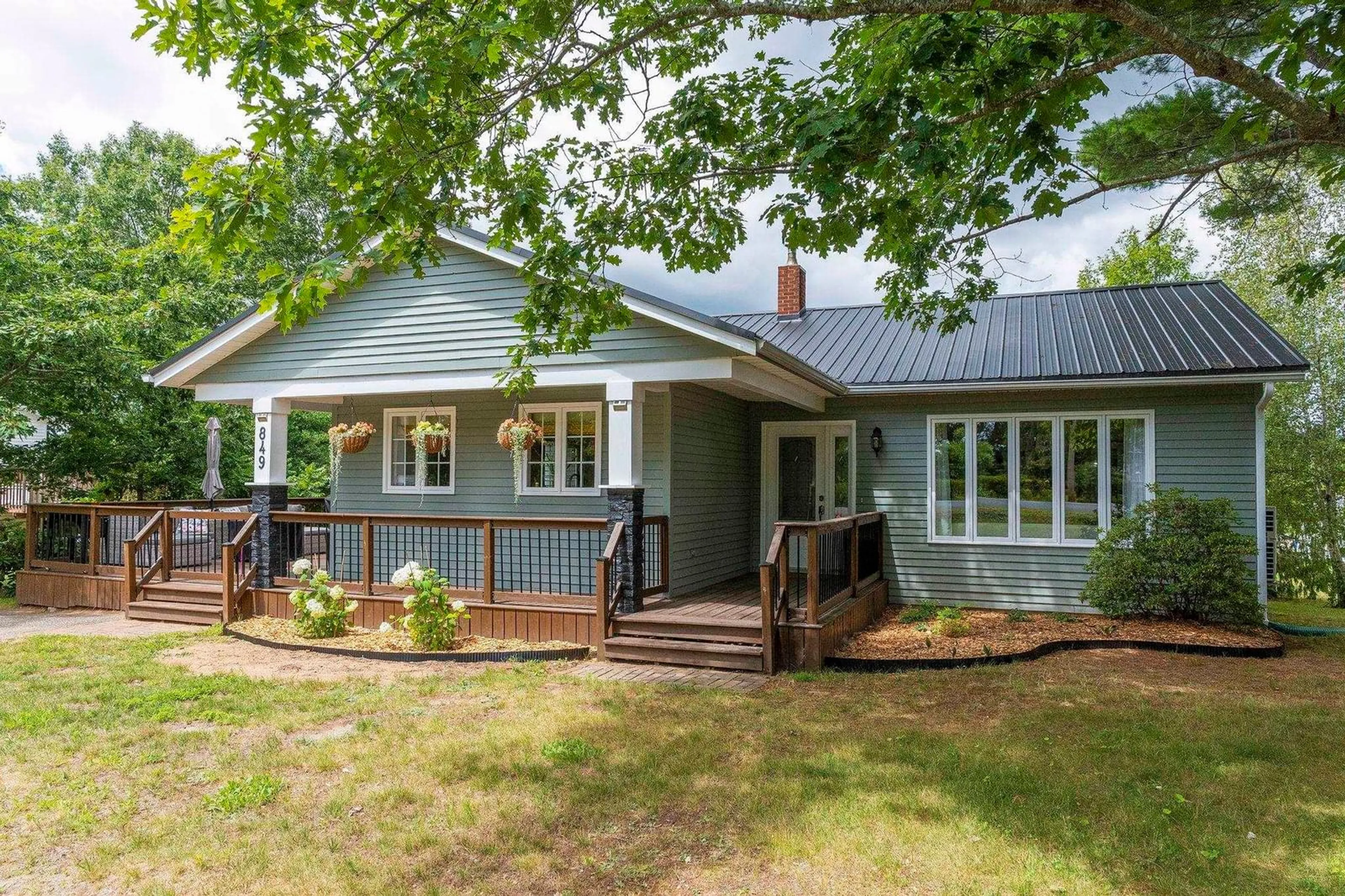 Home with vinyl exterior material, street for 849 Old French Rd, Kingston Nova Scotia B0P 1R0