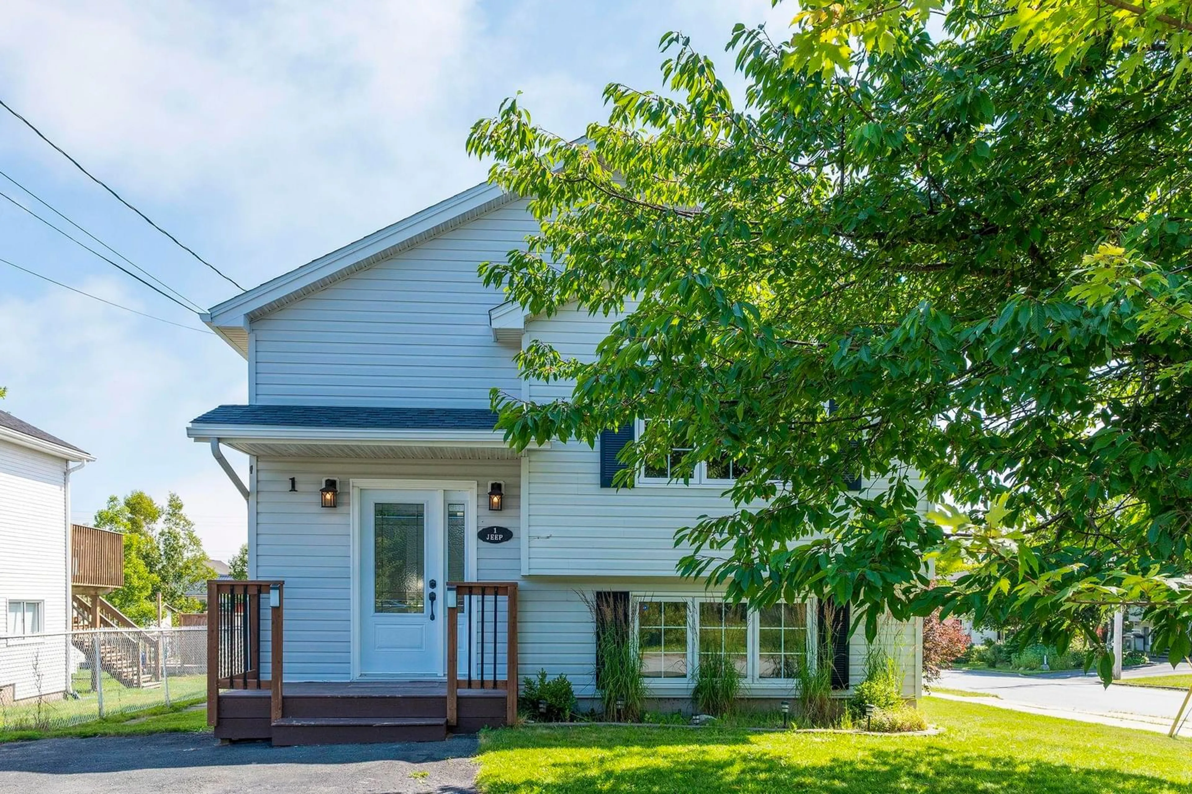 Home with vinyl exterior material, street for 1 Jeep Cres, Eastern Passage Nova Scotia B3G 1P5