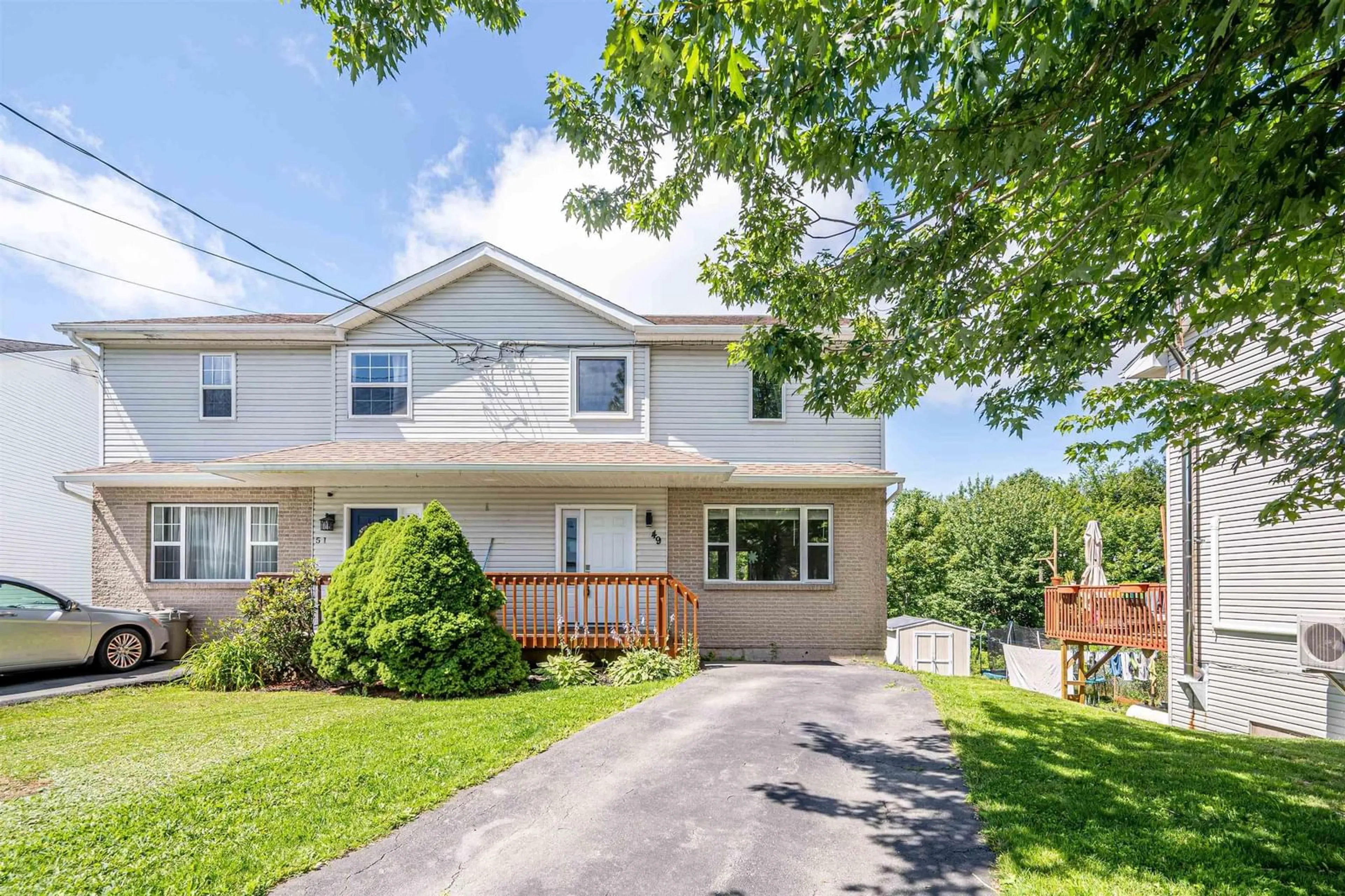 Home with vinyl exterior material, street for 49 Albany Terr, Cole Harbour Nova Scotia B2W 6E8