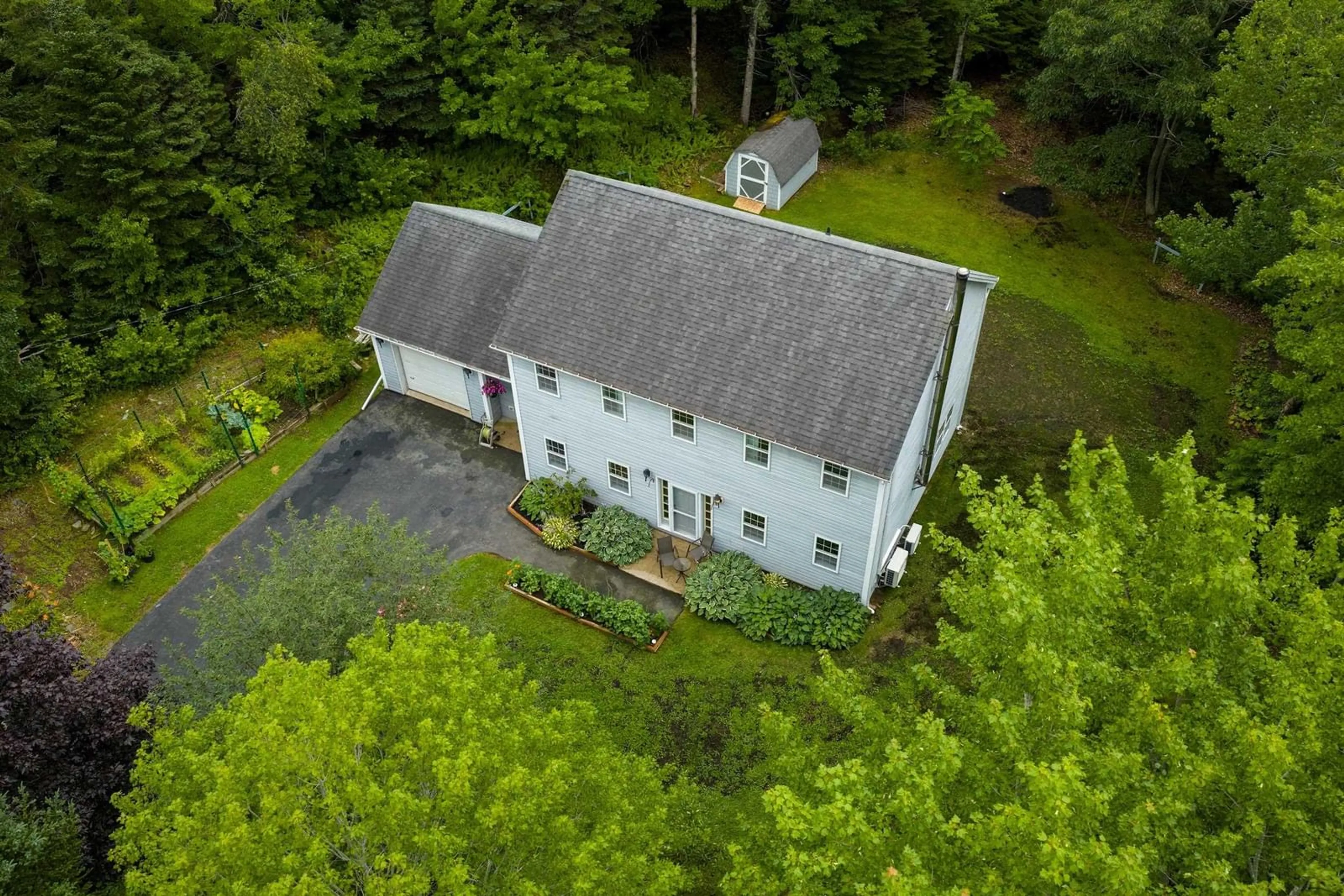 A pic from outside/outdoor area/front of a property/back of a property/a pic from drone, building for 48 Wilcot Lane, Dartmouth Nova Scotia B2X 2S9