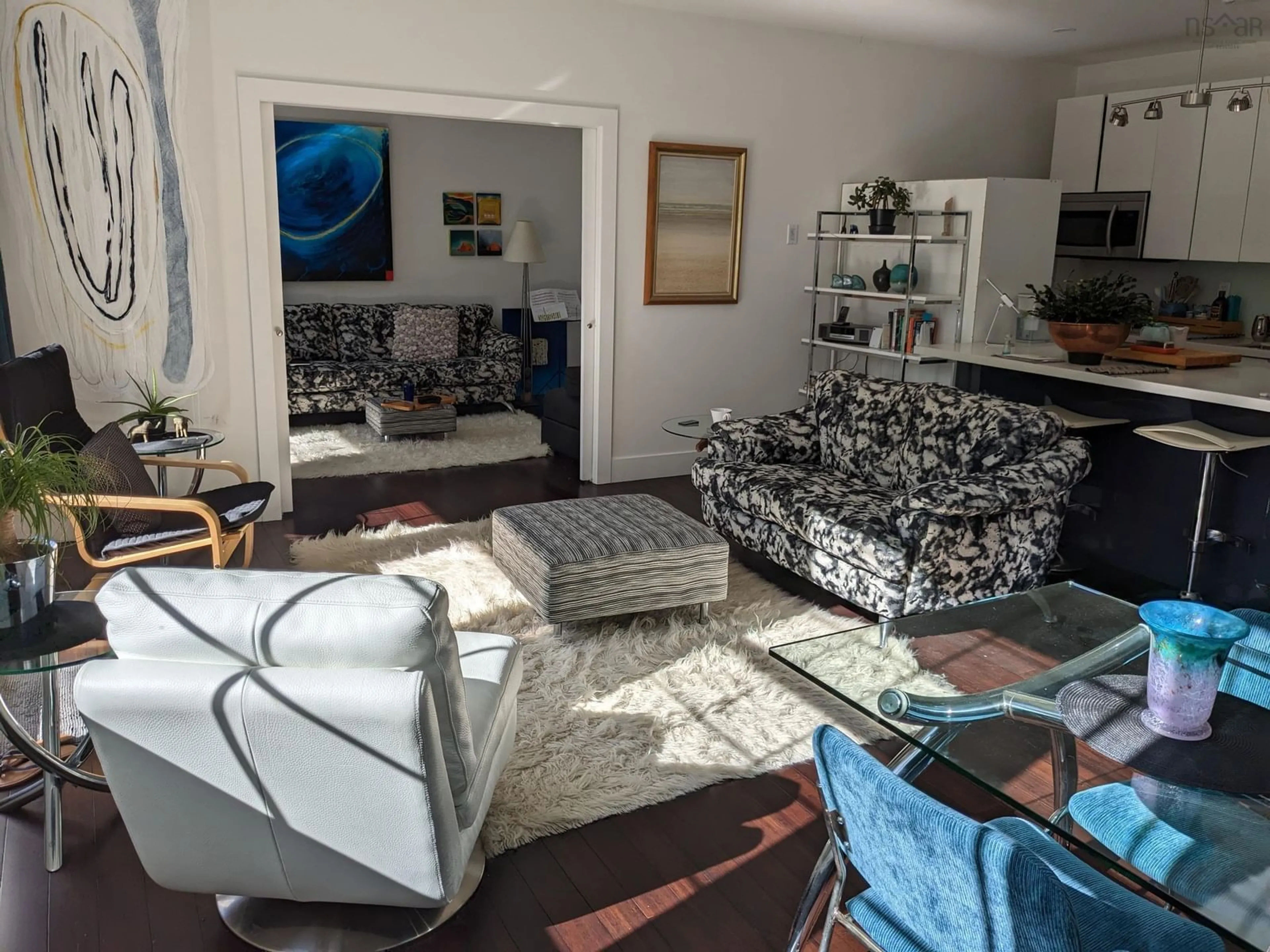 Living room with furniture, floor is not visible for 151 Ritchie St #201, Annapolis Royal Nova Scotia B0S 1A0