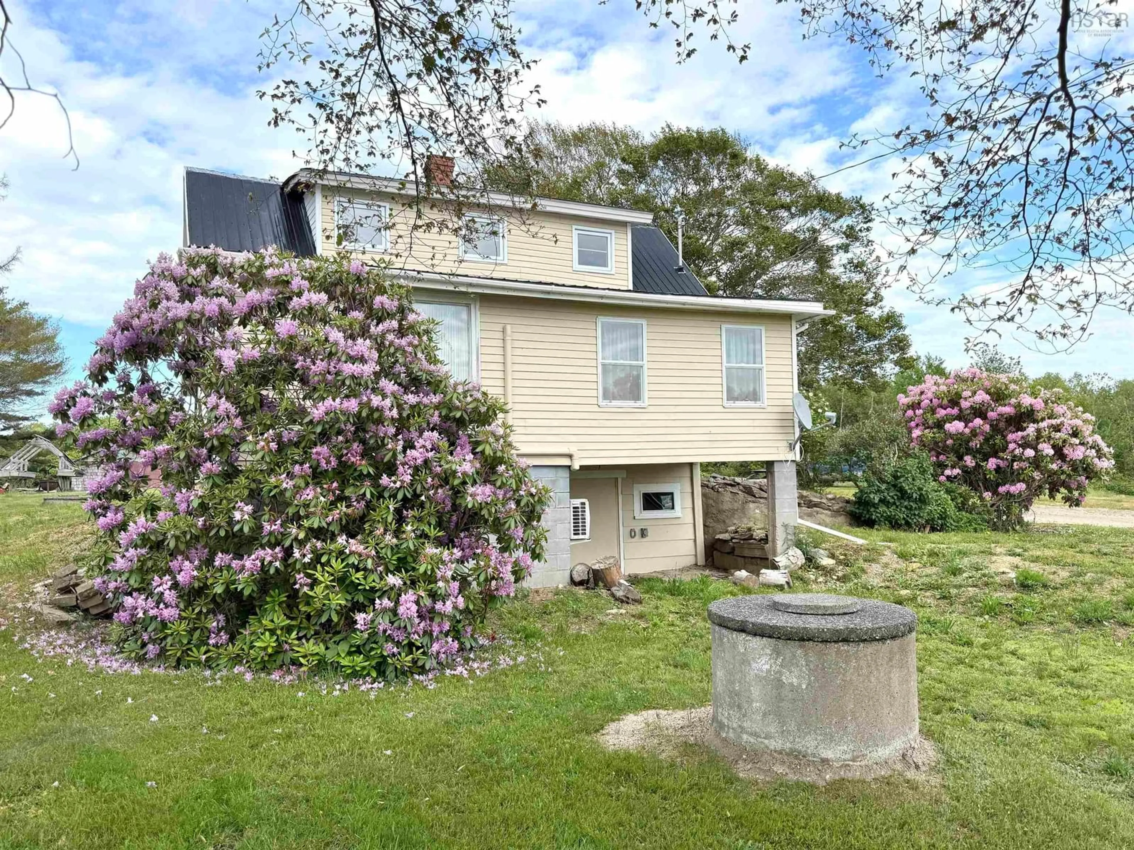 A pic from outside/outdoor area/front of a property/back of a property/a pic from drone, street for 345 French Rd, Plympton Nova Scotia B0W 2R0