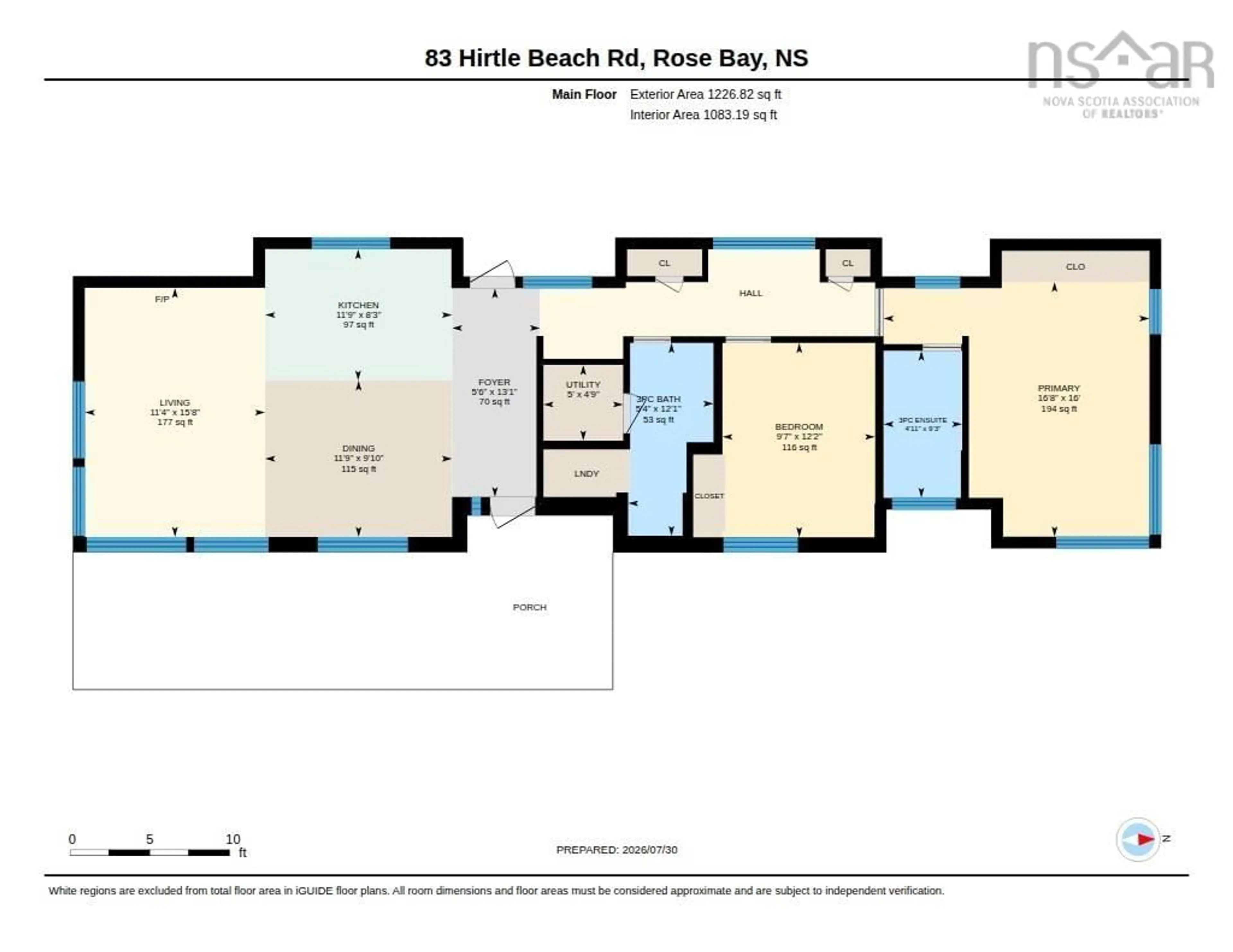 Floor plan for 81 Hirtle Beach Rd, Kingsburg Nova Scotia B0J 2X0
