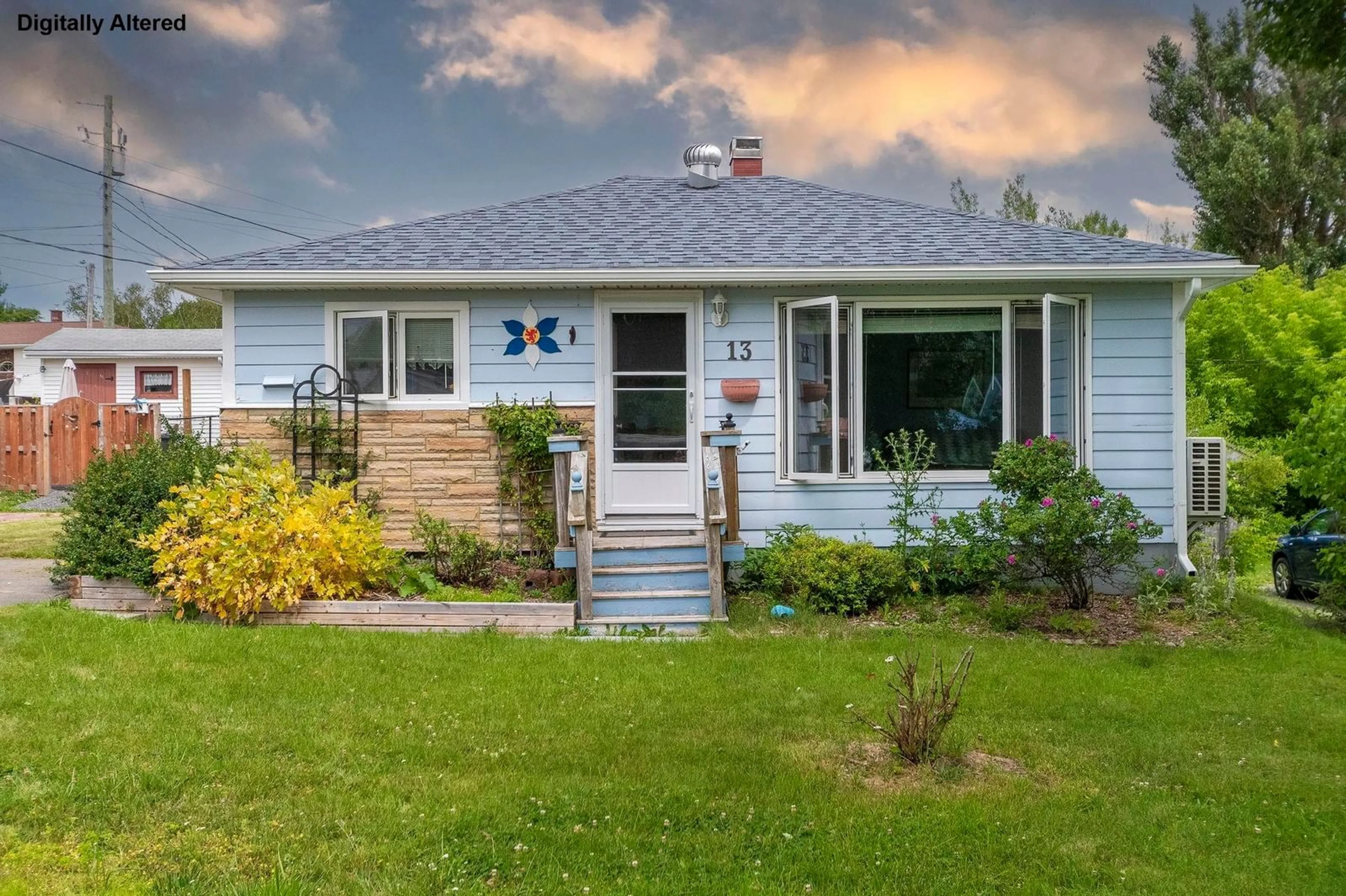 Home with vinyl exterior material, street for 13 Campbells Lane, New Glasgow Nova Scotia B2H 2H9