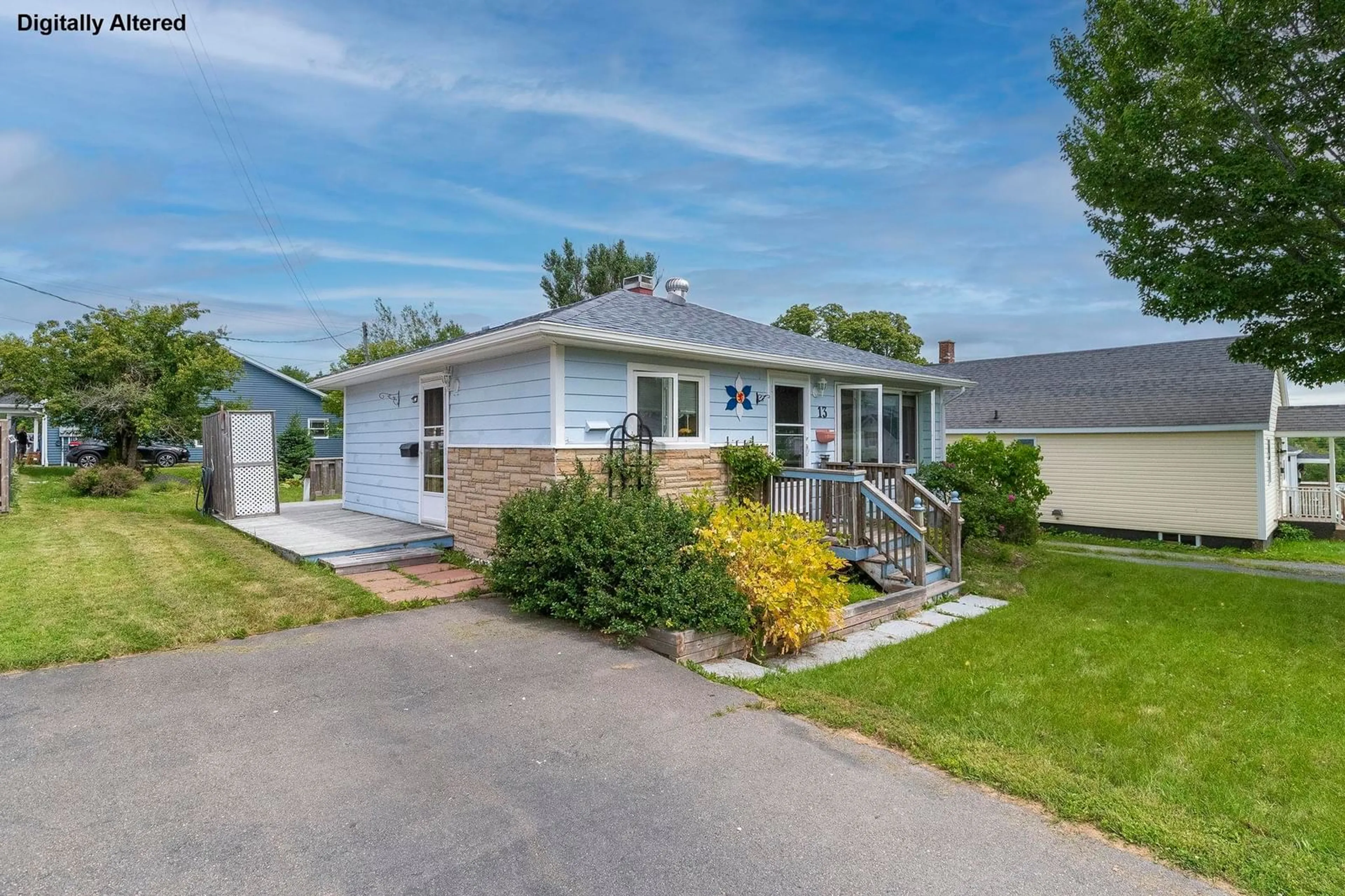 Home with vinyl exterior material, street for 13 Campbells Lane, New Glasgow Nova Scotia B2H 2H9