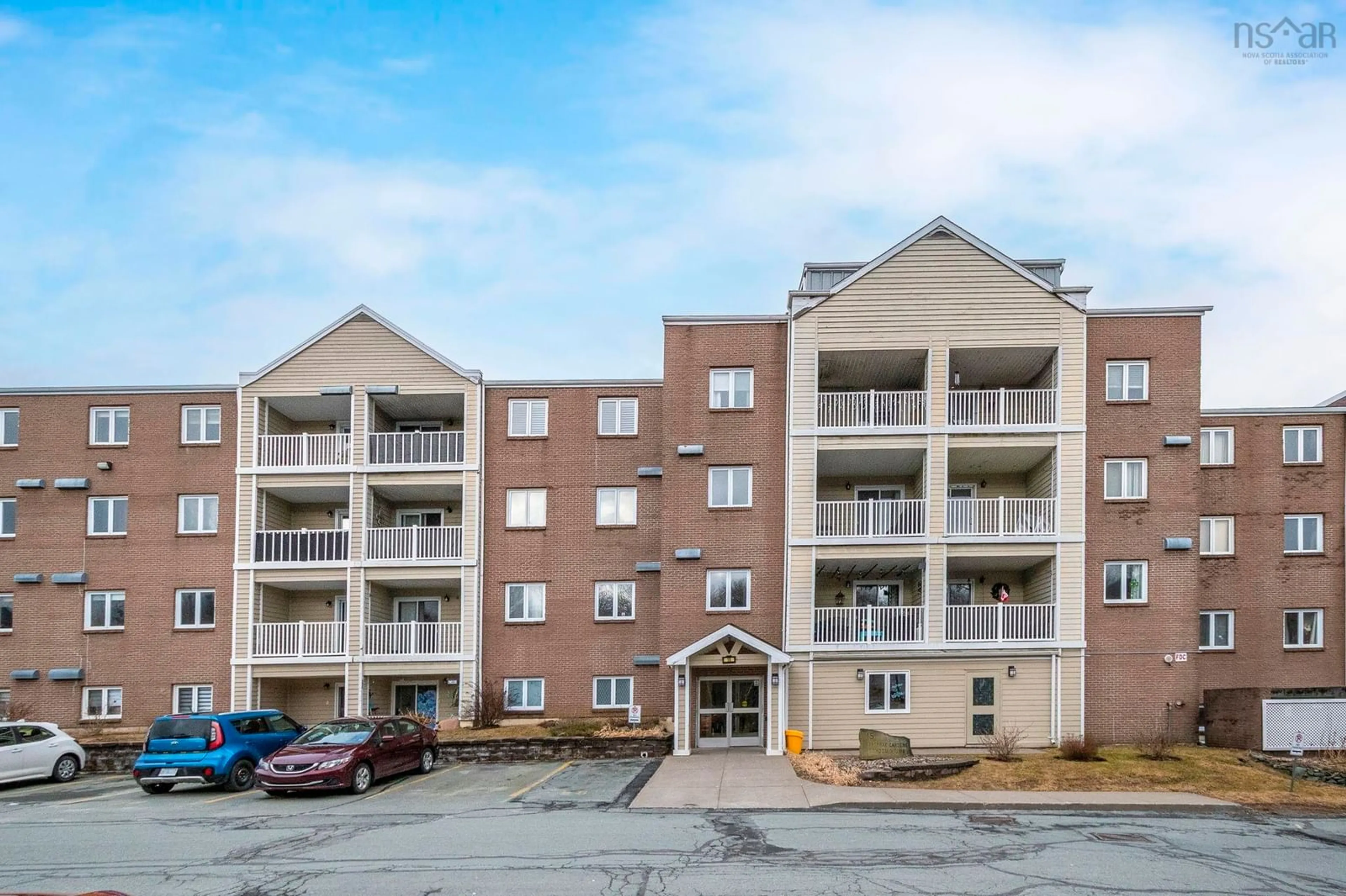 A pic from outside/outdoor area/front of a property/back of a property/a pic from drone, building for 15 Langbrae Drive ##417, Clayton Park Nova Scotia B3M 3W5