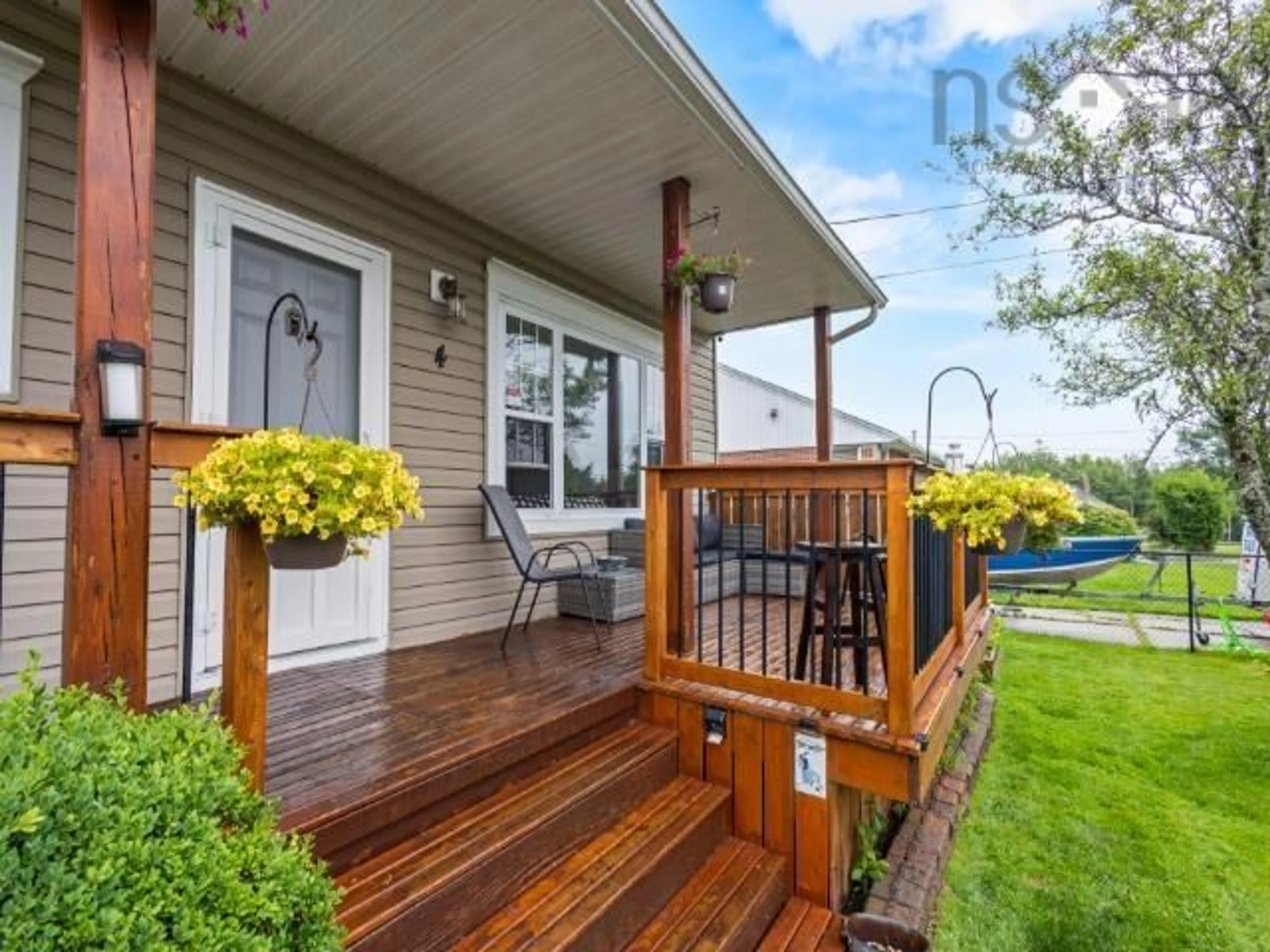 Patio, water/lake/river/ocean view for 4 Elmdale Cres, Leiblin Park Nova Scotia B3R 2G5