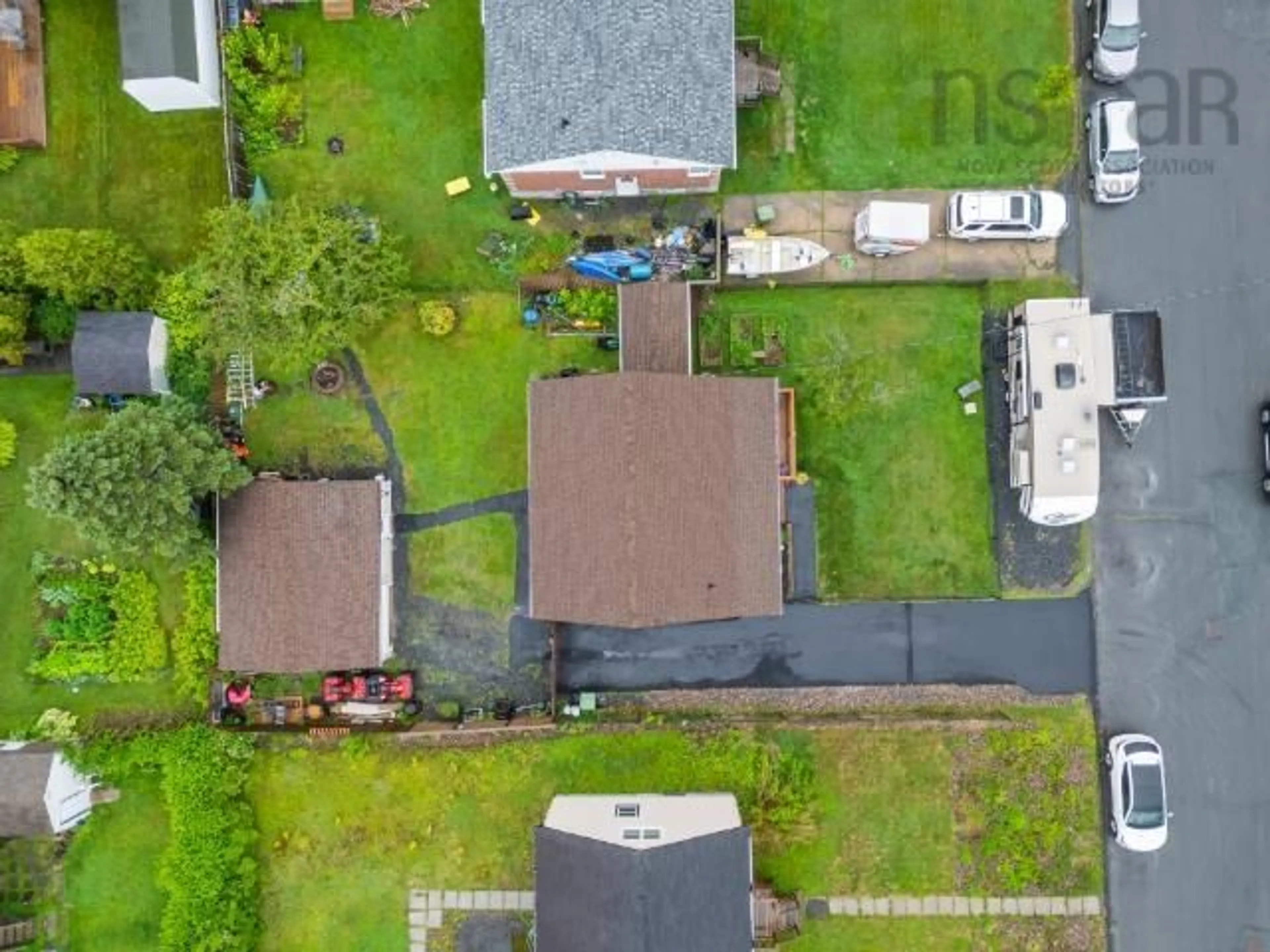 A pic from outside/outdoor area/front of a property/back of a property/a pic from drone, street for 4 Elmdale Cres, Leiblin Park Nova Scotia B3R 2G5