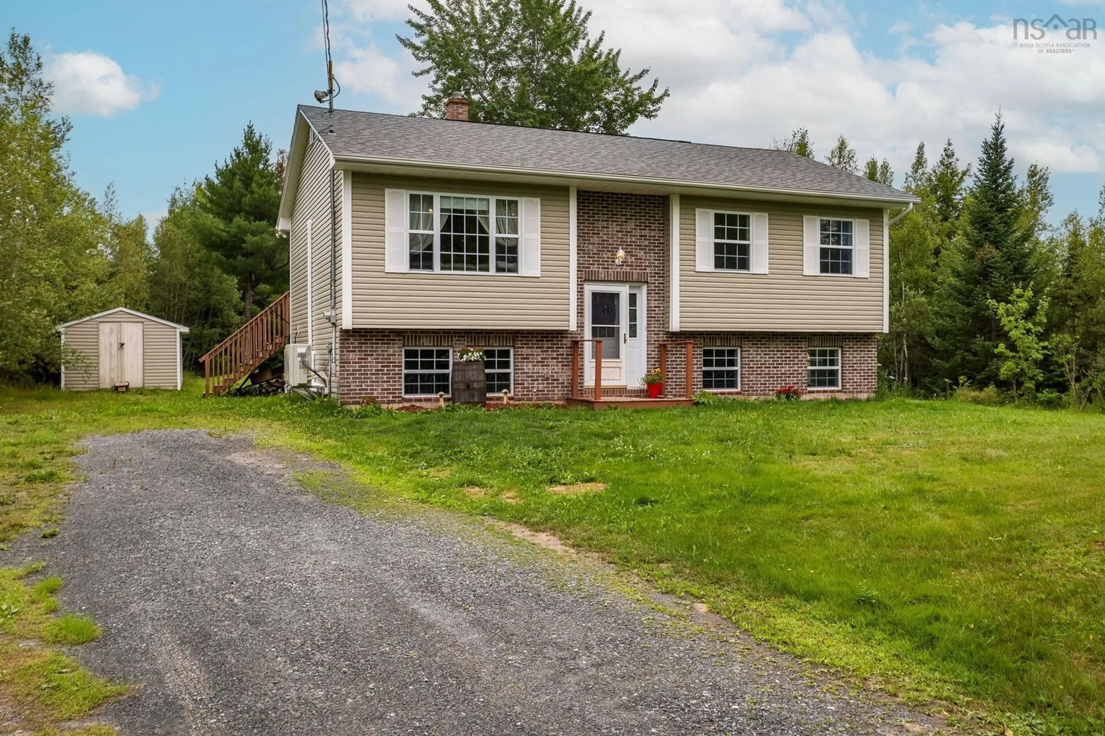 Home with vinyl exterior material, street for 166 Dalrymple Dr, Nine Mile River Nova Scotia B2S 2S1