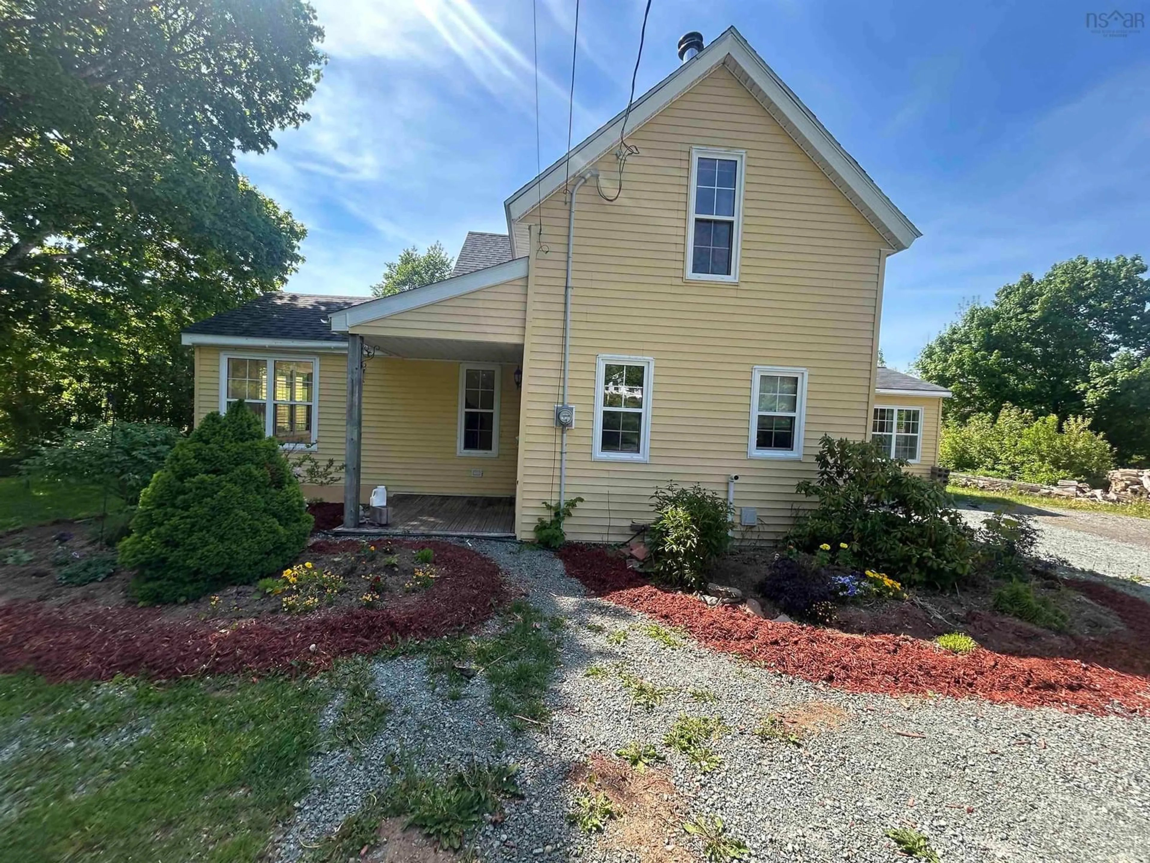 A pic from outside/outdoor area/front of a property/back of a property/a pic from drone, unknown for 3511 Highway 245, Maryvale Nova Scotia B2G 2L1