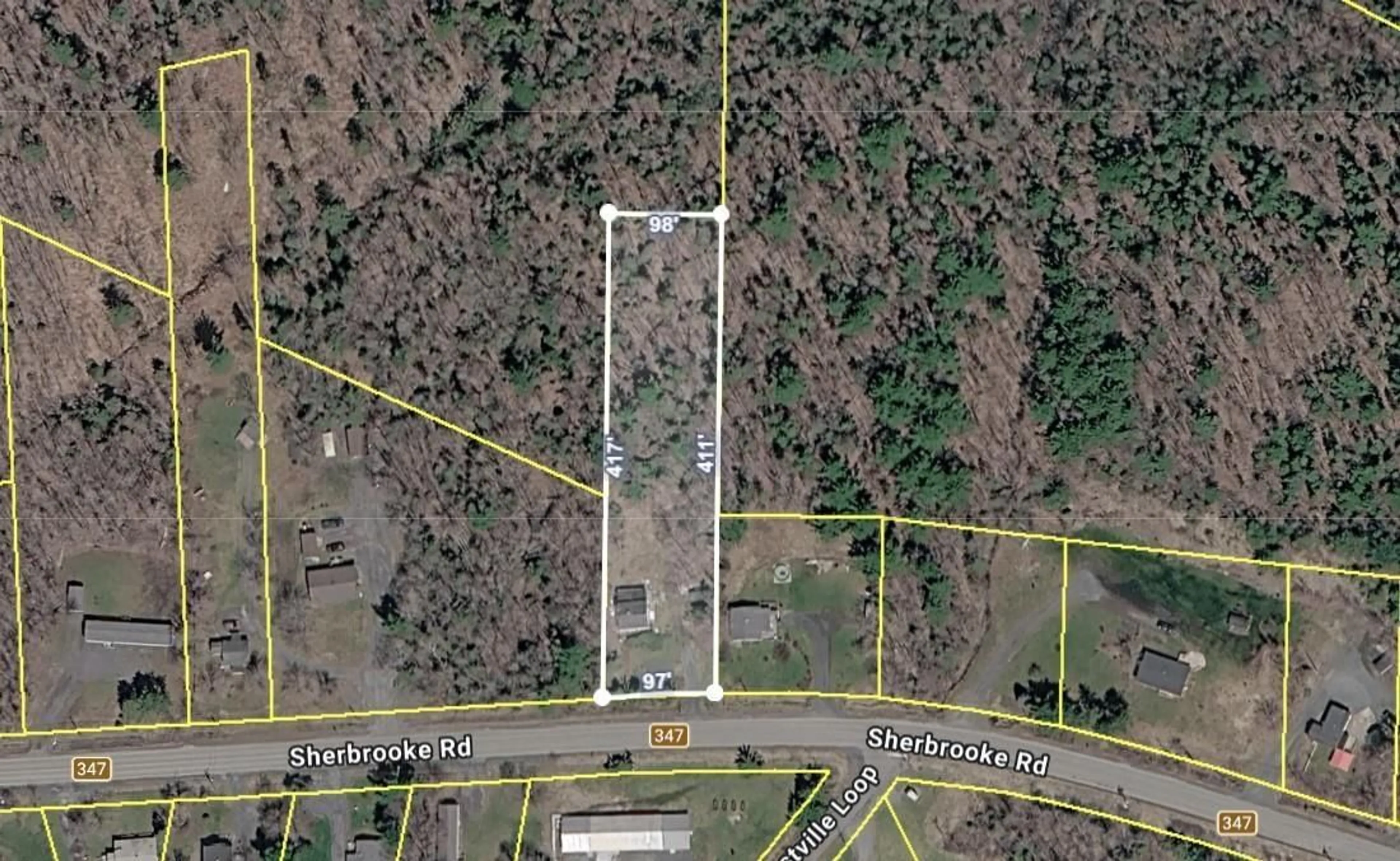 A pic from outside/outdoor area/front of a property/back of a property/a pic from drone, street for 10346 Sherbrooke Rd, Priestville Nova Scotia B2H 5C7