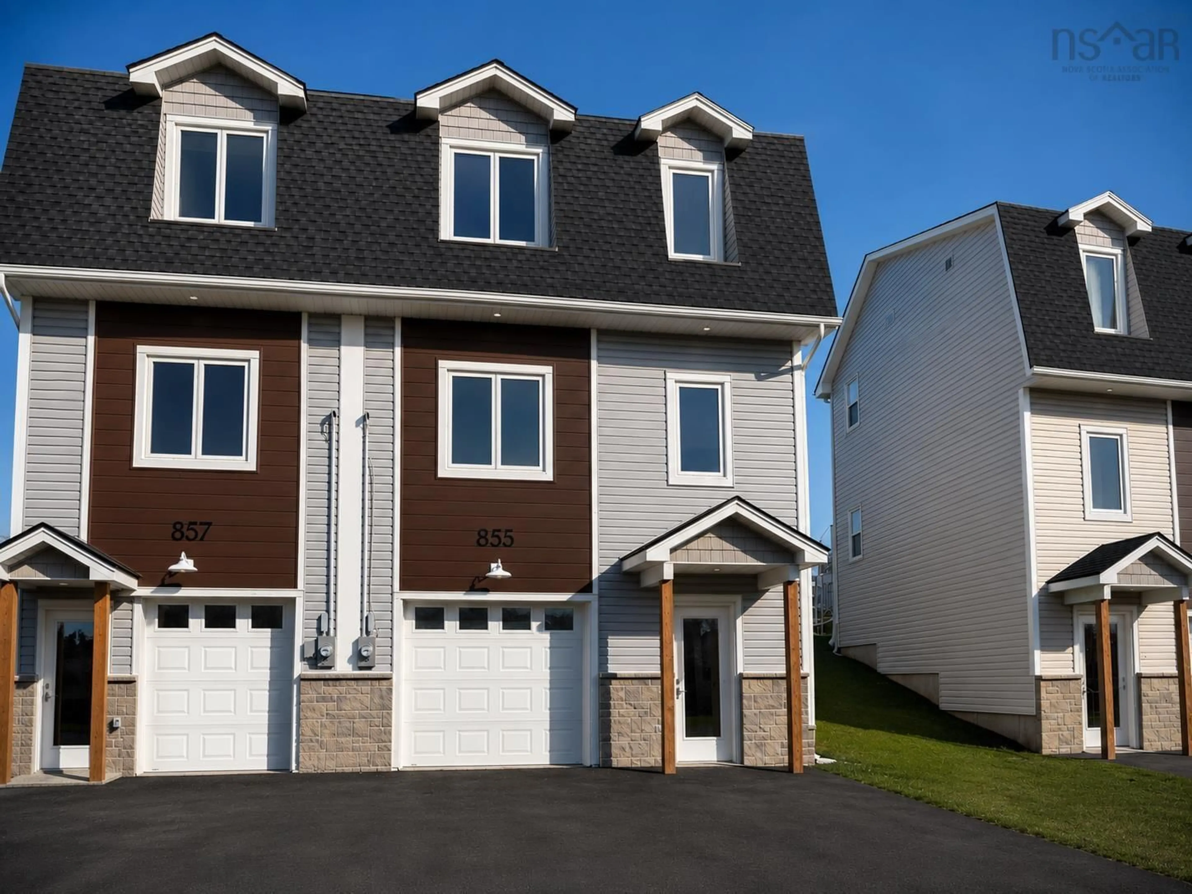 Home with vinyl exterior material, street for 855 Highway 2, Elmsdale Nova Scotia B2S 1M1
