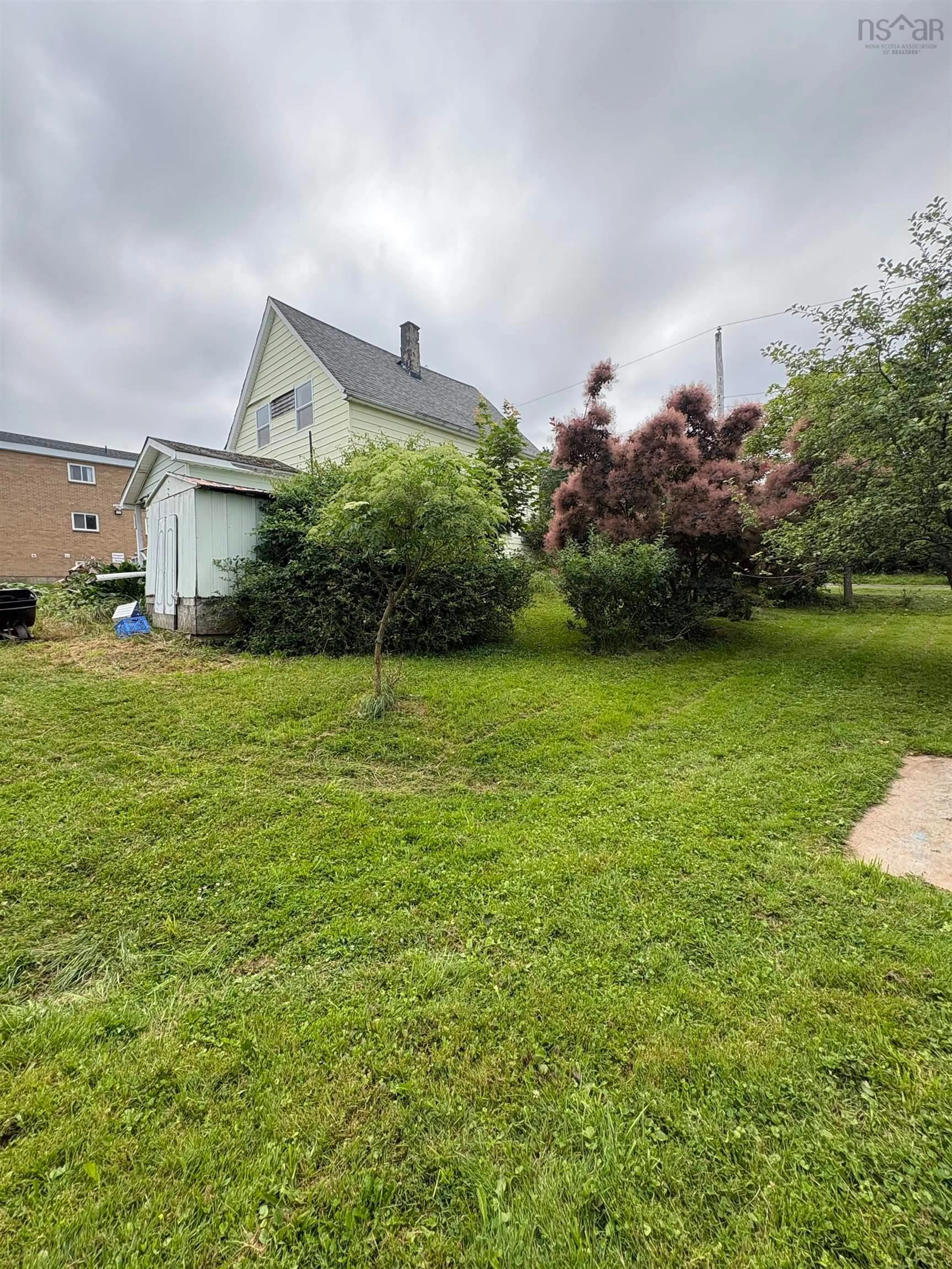 A pic from outside/outdoor area/front of a property/back of a property/a pic from drone, street for 37 Rose Ave, Trenton Nova Scotia B0K 1X0