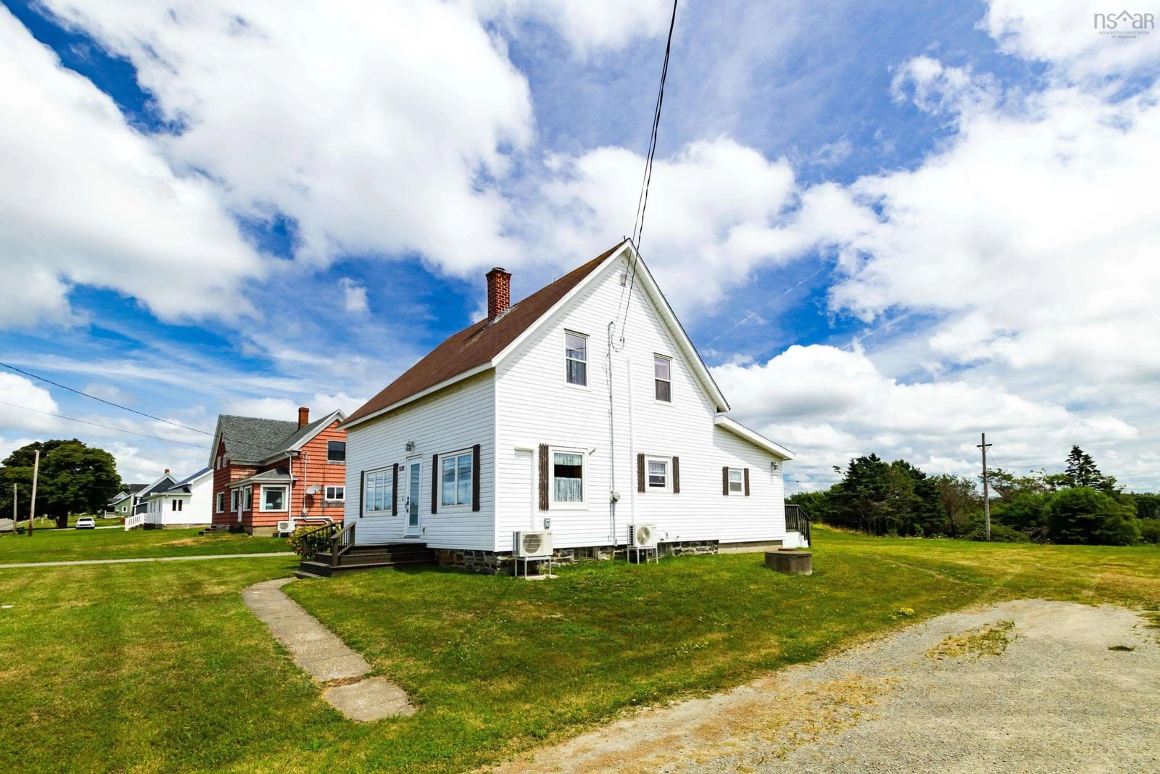 A pic from outside/outdoor area/front of a property/back of a property/a pic from drone, building for 650 Highway 1, Comeauville Nova Scotia B0W 1Z0