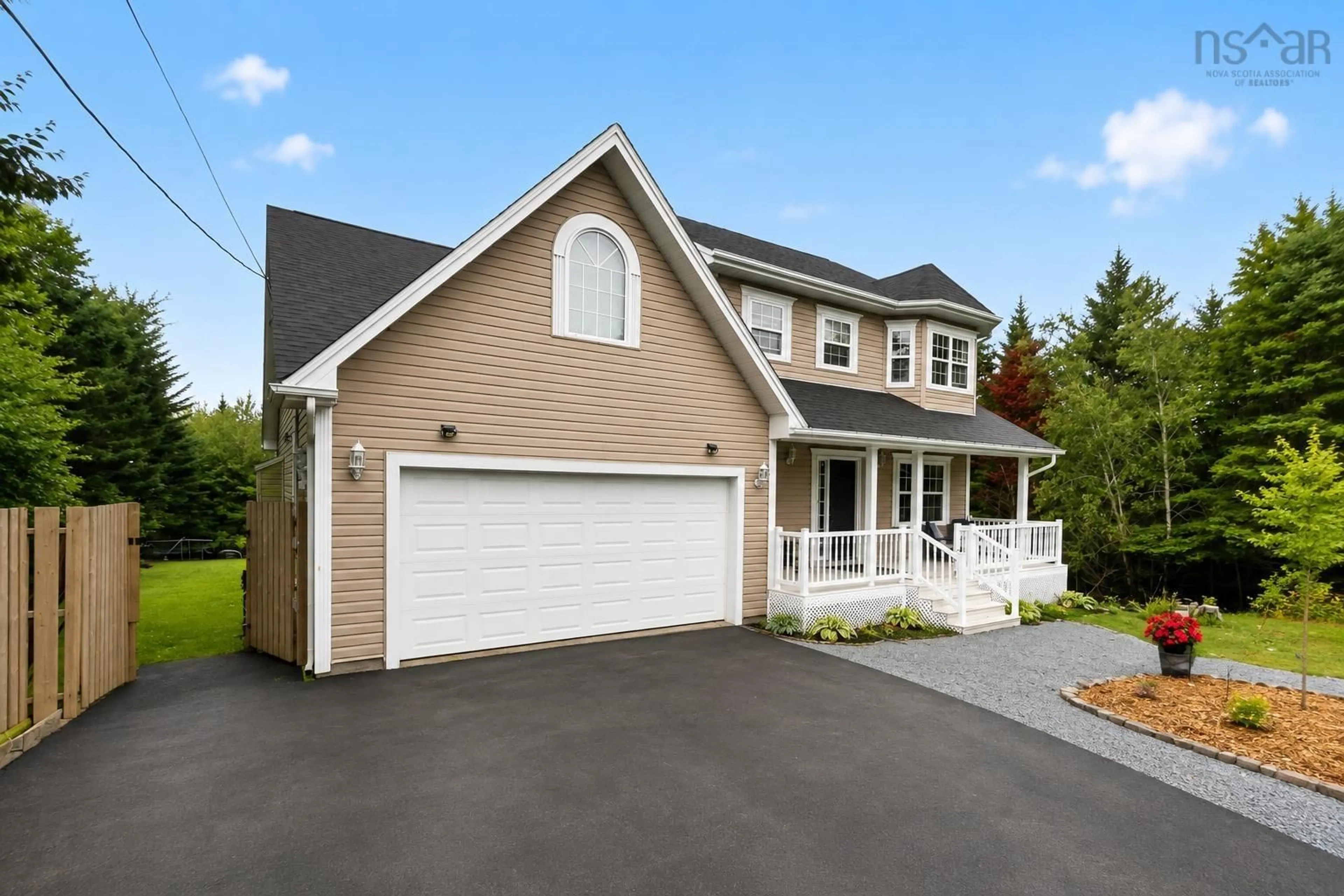 Home with vinyl exterior material, street for 110 Gleneagles Dr, Hammonds Plains Nova Scotia B4B 1V8