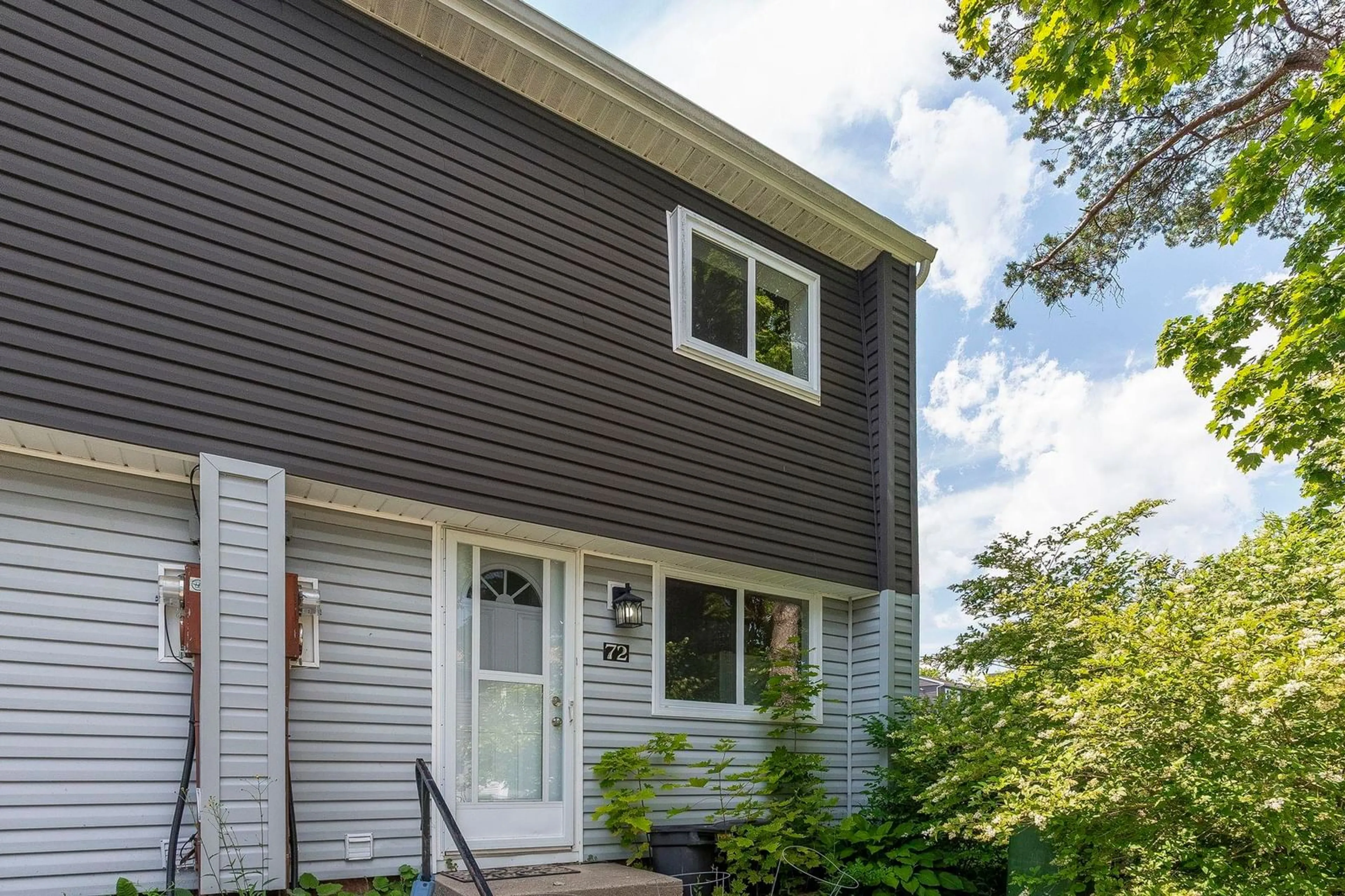 Home with vinyl exterior material, street for 72 Cavendish Rd, Halifax Nova Scotia B3P 2J7