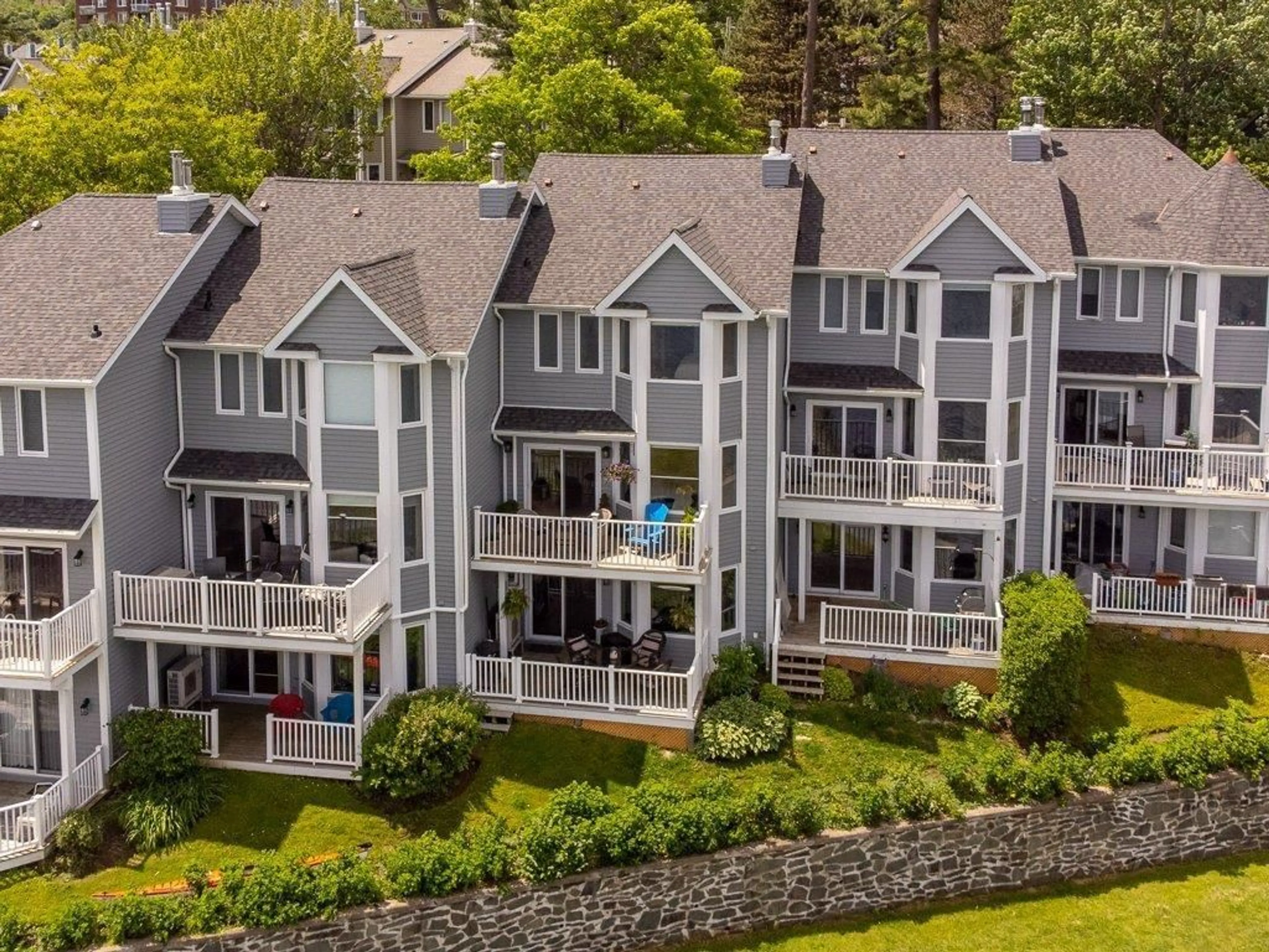 A pic from outside/outdoor area/front of a property/back of a property/a pic from drone, water/lake/river/ocean view for Anchor Dr #123, Halifax Nova Scotia B3N 3B9