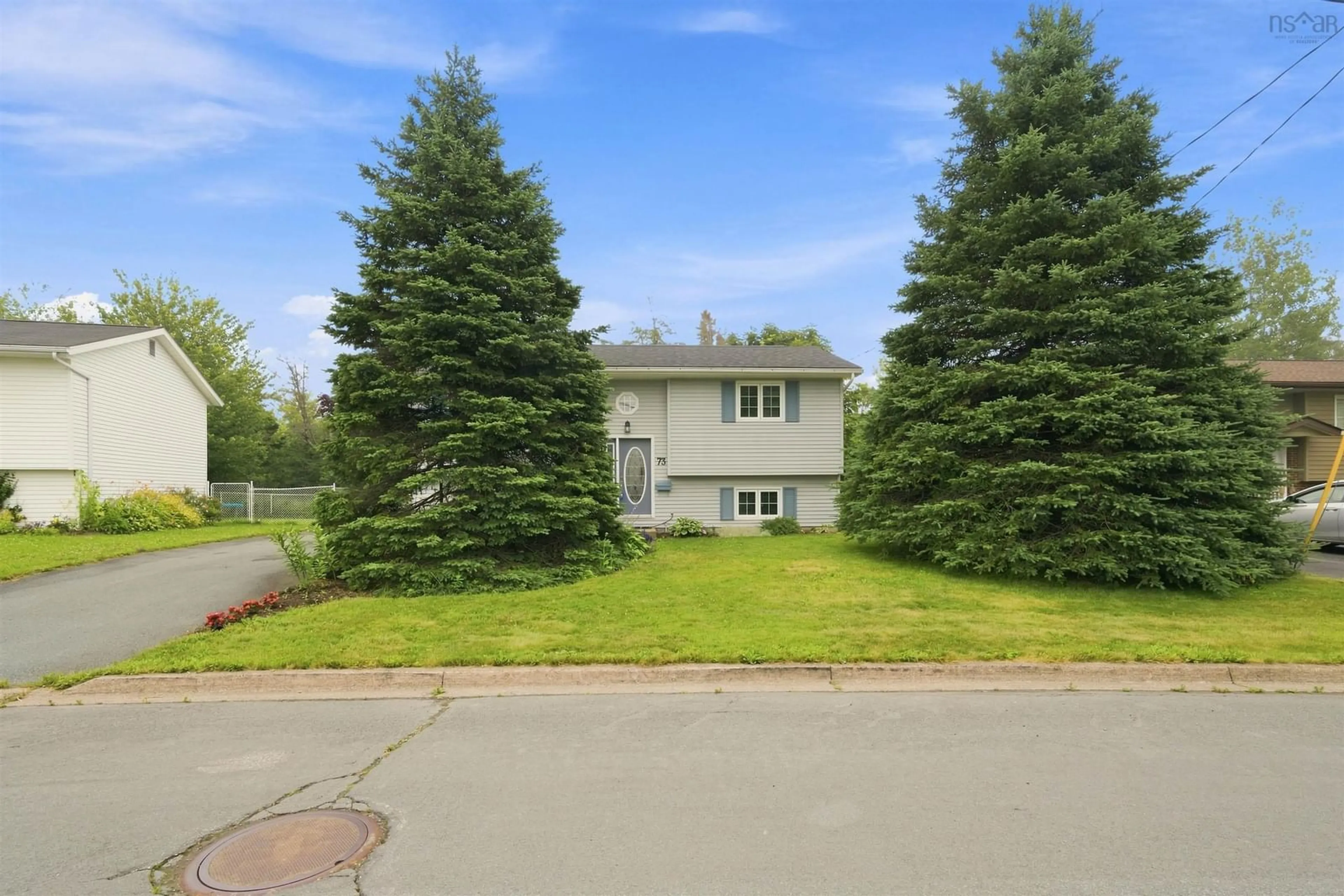 A pic from outside/outdoor area/front of a property/back of a property/a pic from drone, street for 73 Briarwood Dr, Eastern Passage Nova Scotia B3G 1B9