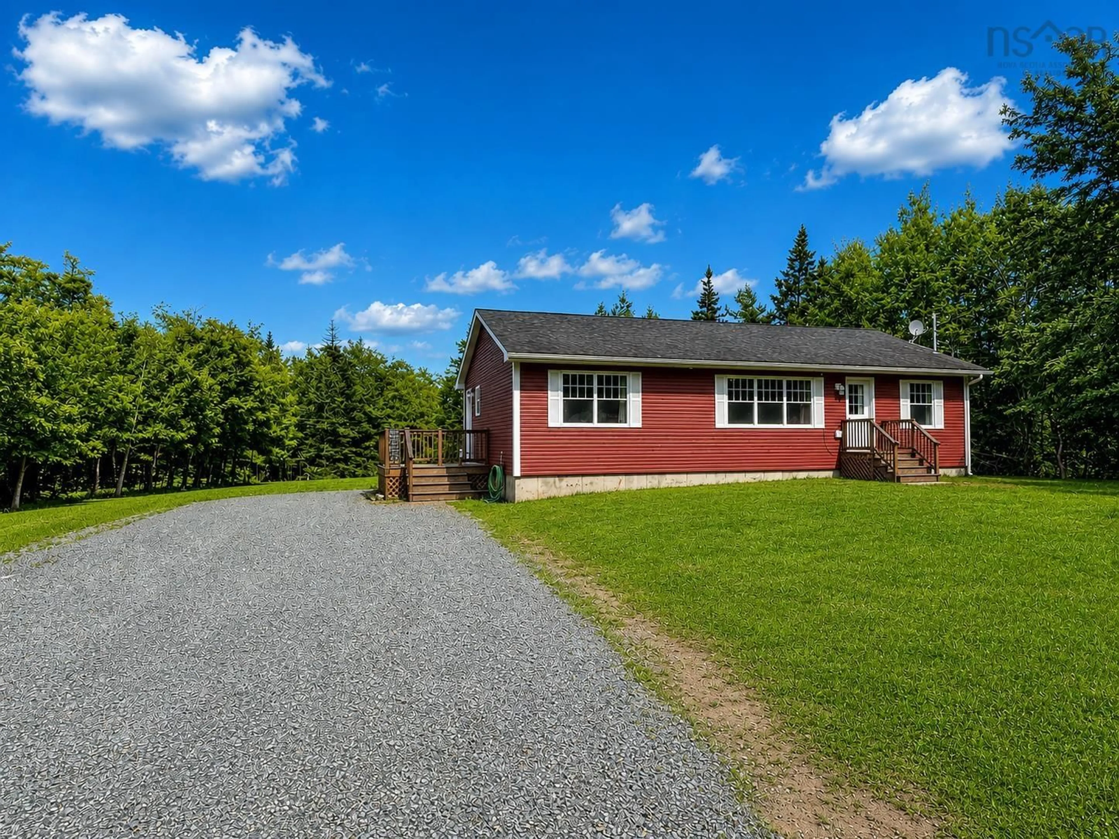 A pic from outside/outdoor area/front of a property/back of a property/a pic from drone, street for 901 Old Port Mouton Rd, White Point Nova Scotia B0T 1K0
